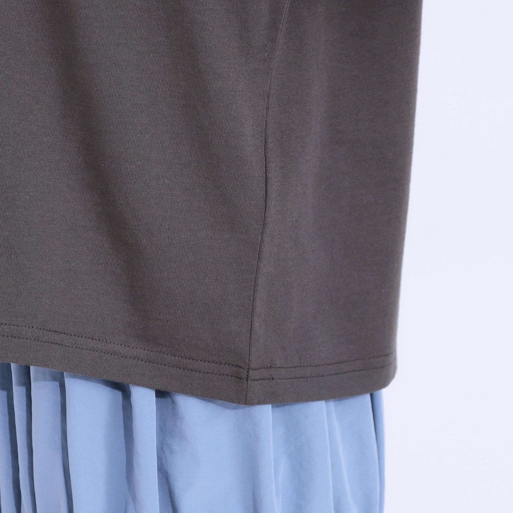 SHOO･LA･RUE「【洗える/S-LL】プリントアソート お袖フリルTシャツ」|Tシャツ・カットソー|