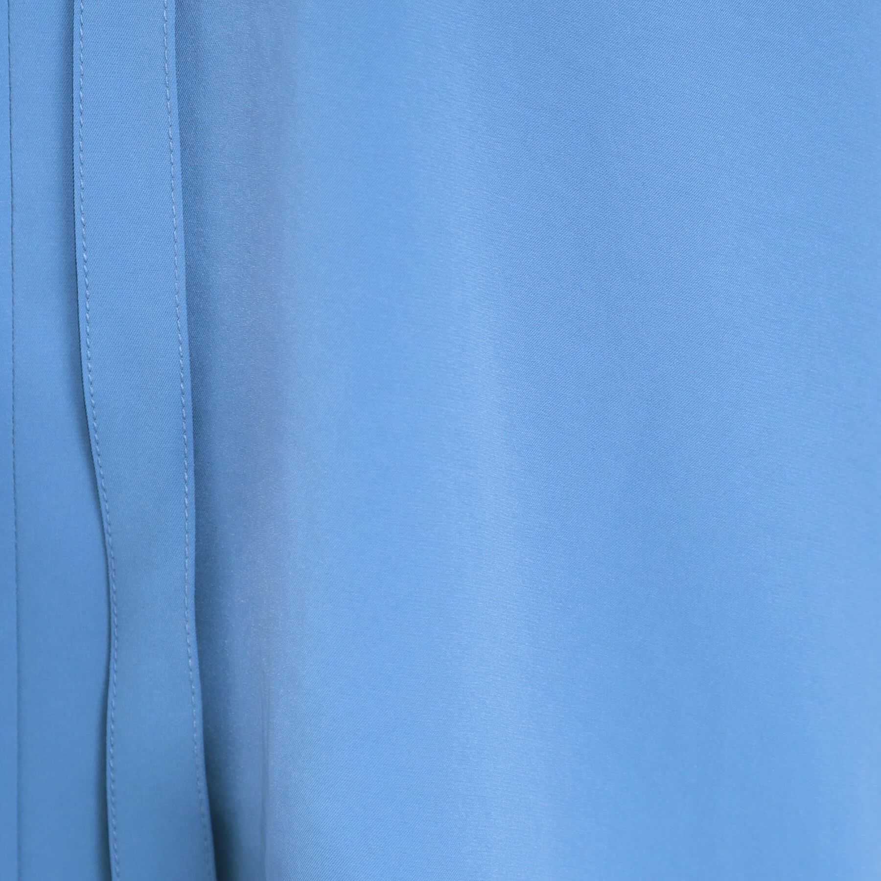 SHOO･LA･RUE「【洗える/ひんやり/S-LL】フェミニンもクールも フリルリボン5分袖ブラウス」|シャツ・ブラウス|