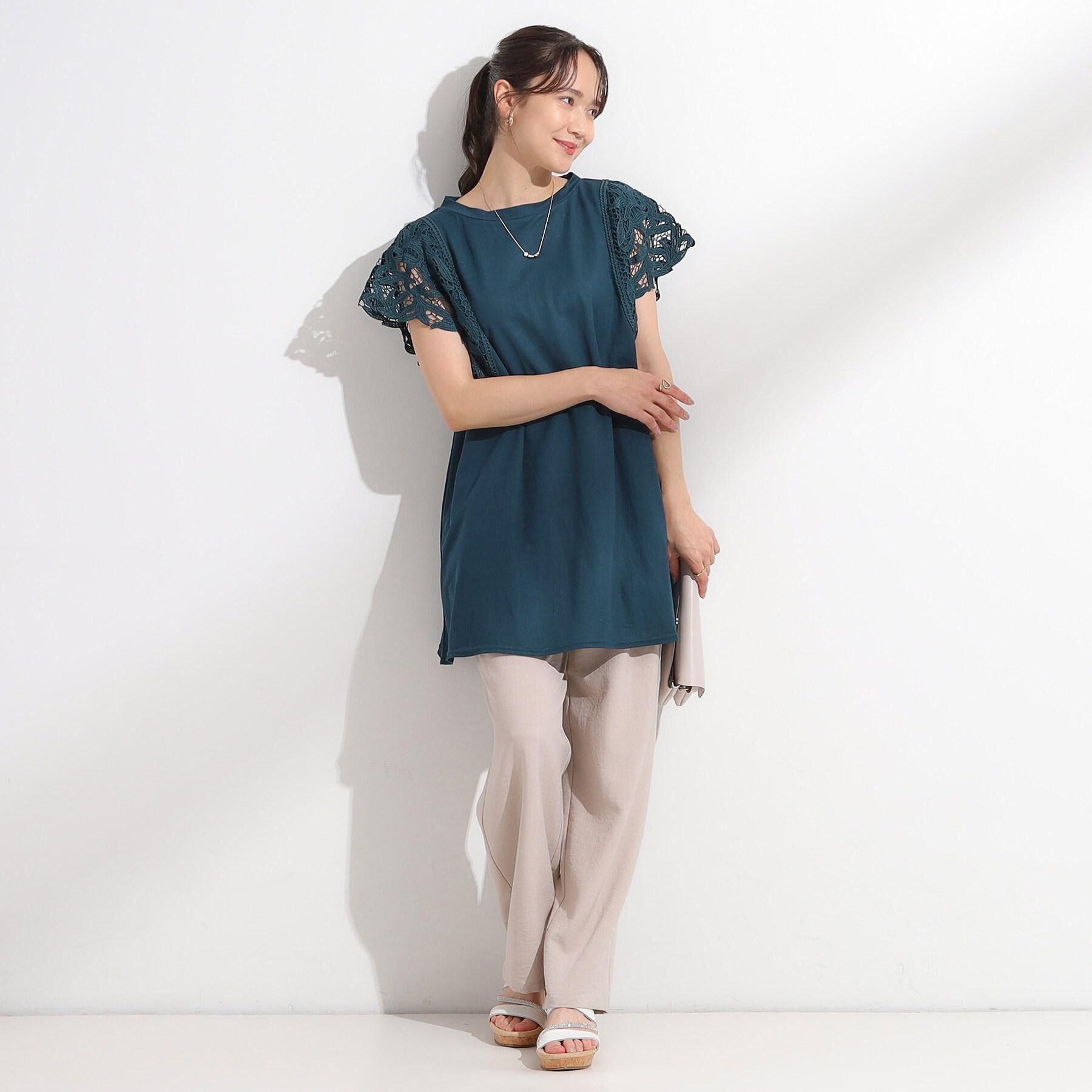 SHOO･LA･RUE「【洗える/S-LL】麻調ビンテージストレート」|その他|