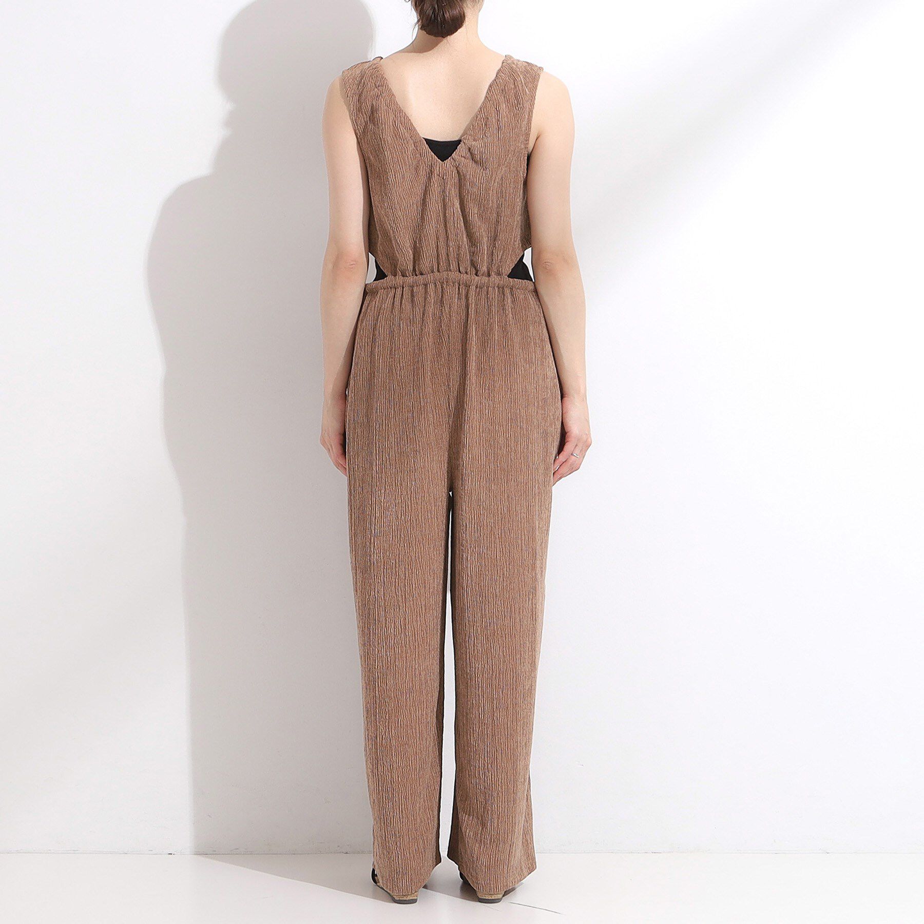 SHOO･LA･RUE「【S-LL/前後2WAY】ノースリーブオールインワン」|オールインワン|