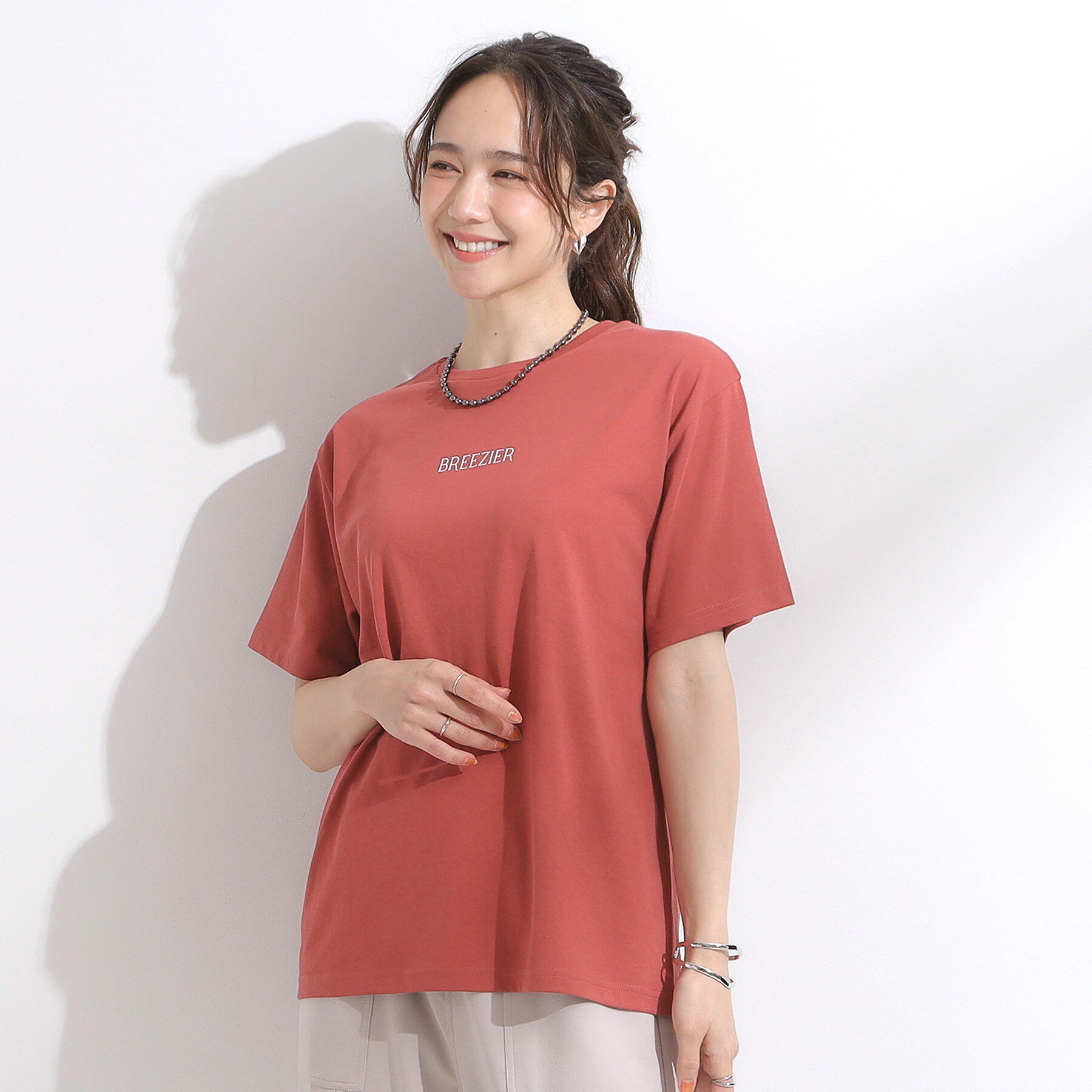 SHOO･LA･RUE「【S-LL/ひんやり/UV】選べる6柄でそれぞれ欲しくなる プリントTシャツ」|Tシャツ・カットソー|