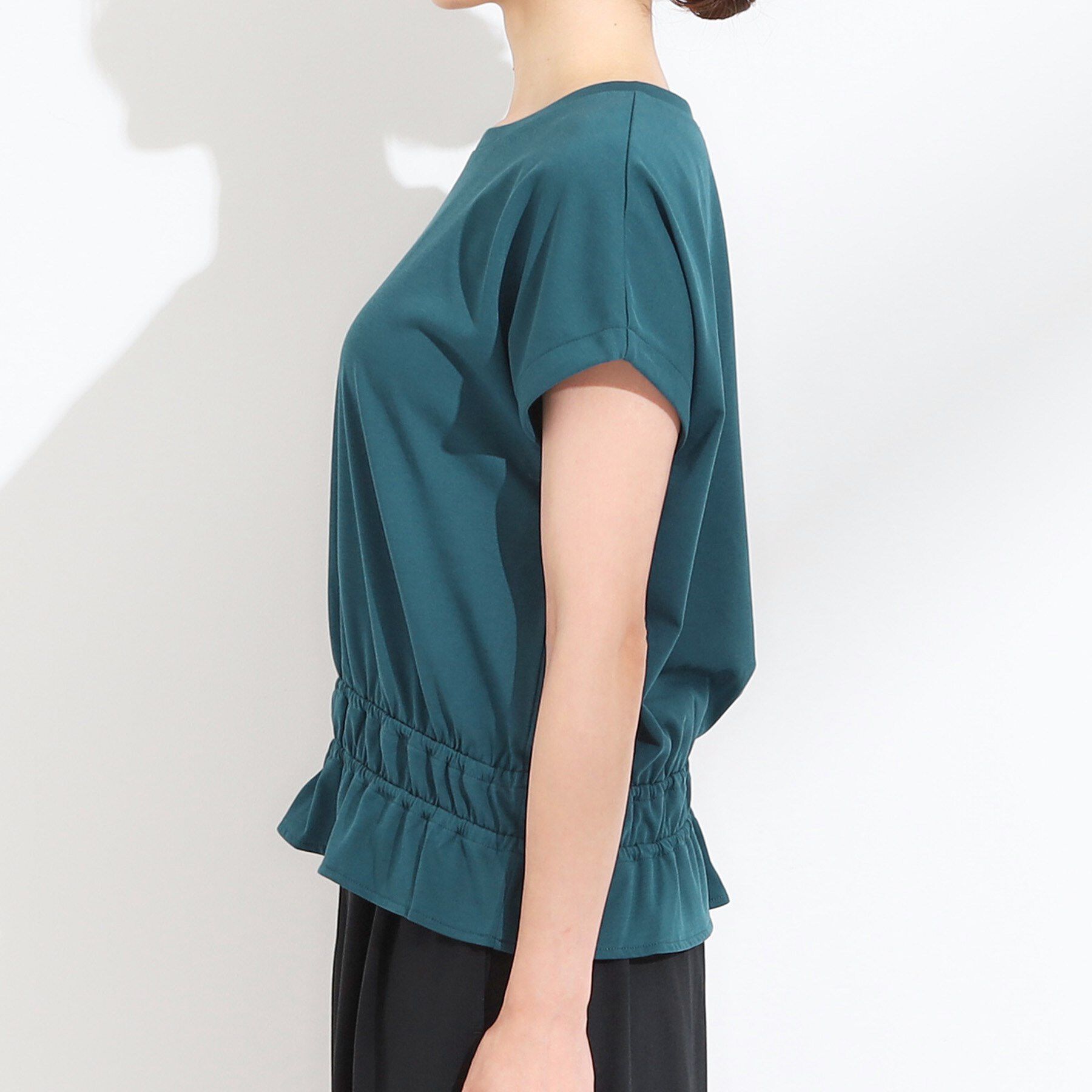 SHOO･LA･RUE「【ひんやり/2点セット】コーデに悩まず決まる トップス＋ガウチョパンツ」|スーツ|