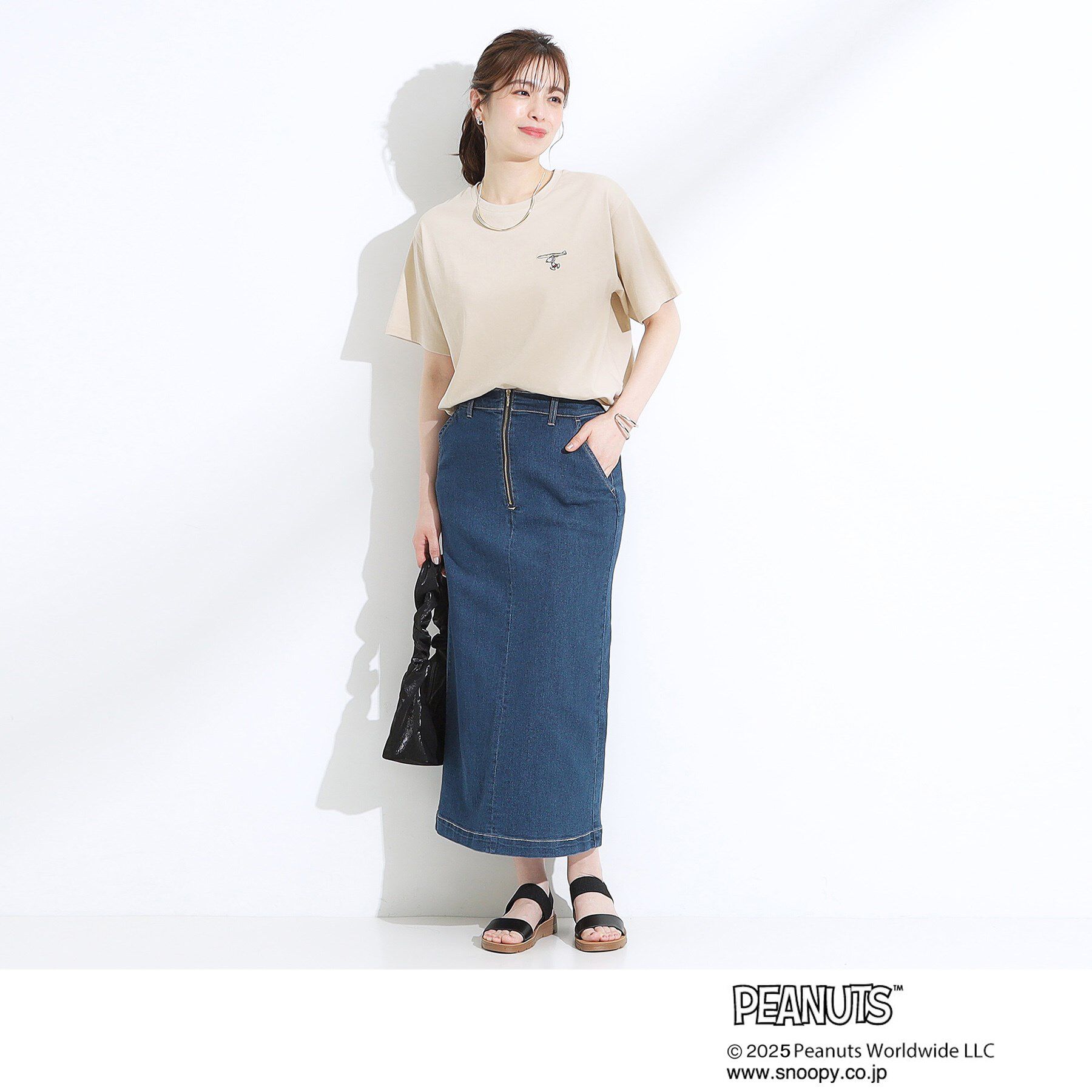 SHOO･LA･RUE「【PEANUTS】ひんやりTシャツ」|Tシャツ・カットソー|