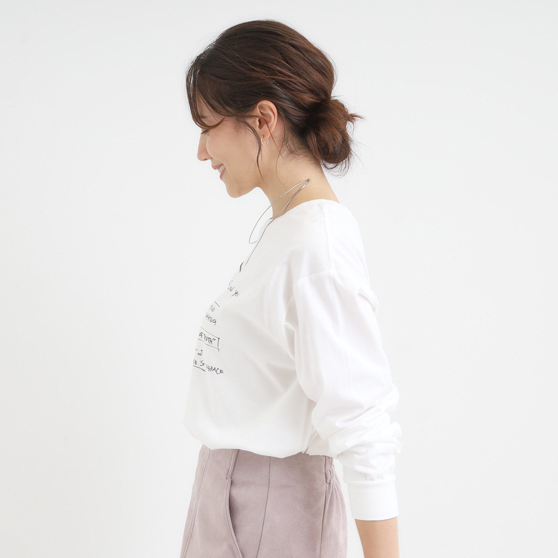 SHOO･LA･RUE「グラフィックアソート ベーシックロンT」|Tシャツ・カットソー|