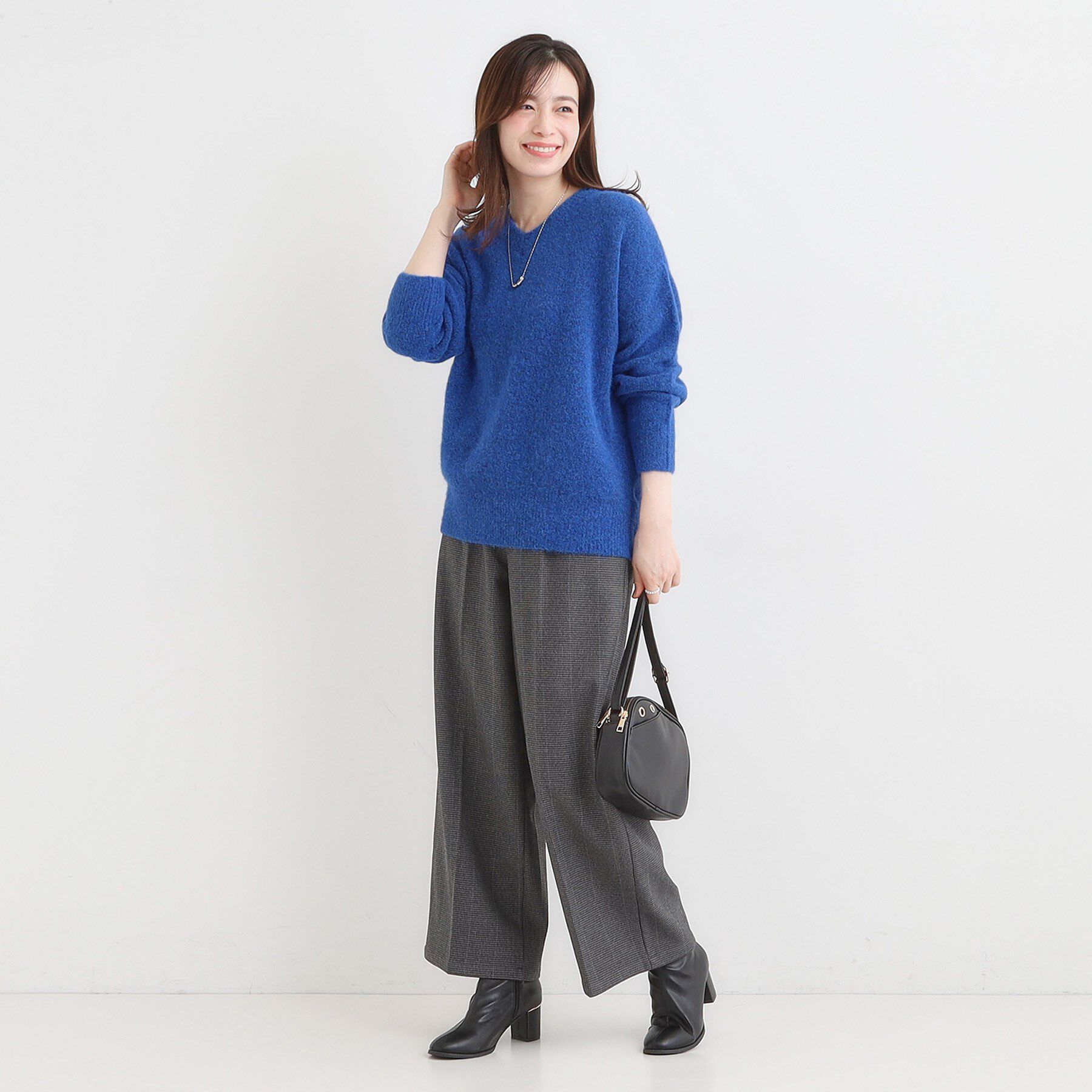 SHOO･LA･RUE「ふわふわVネックニット」|ニット・セーター|