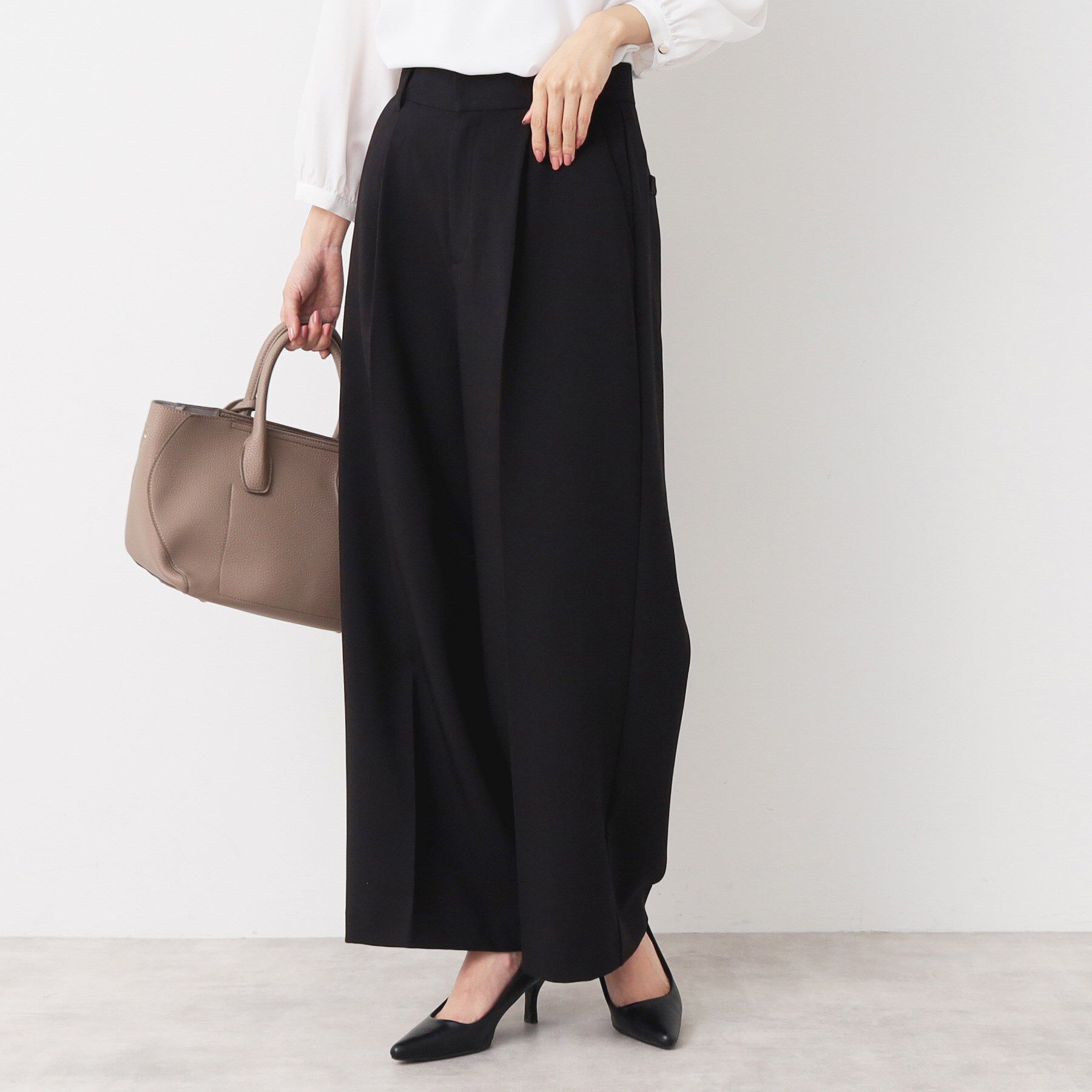 Dessin「【入卒/セレモニー/セットアップ可能/洗える】ワンタックワイドパンツ」|その他|