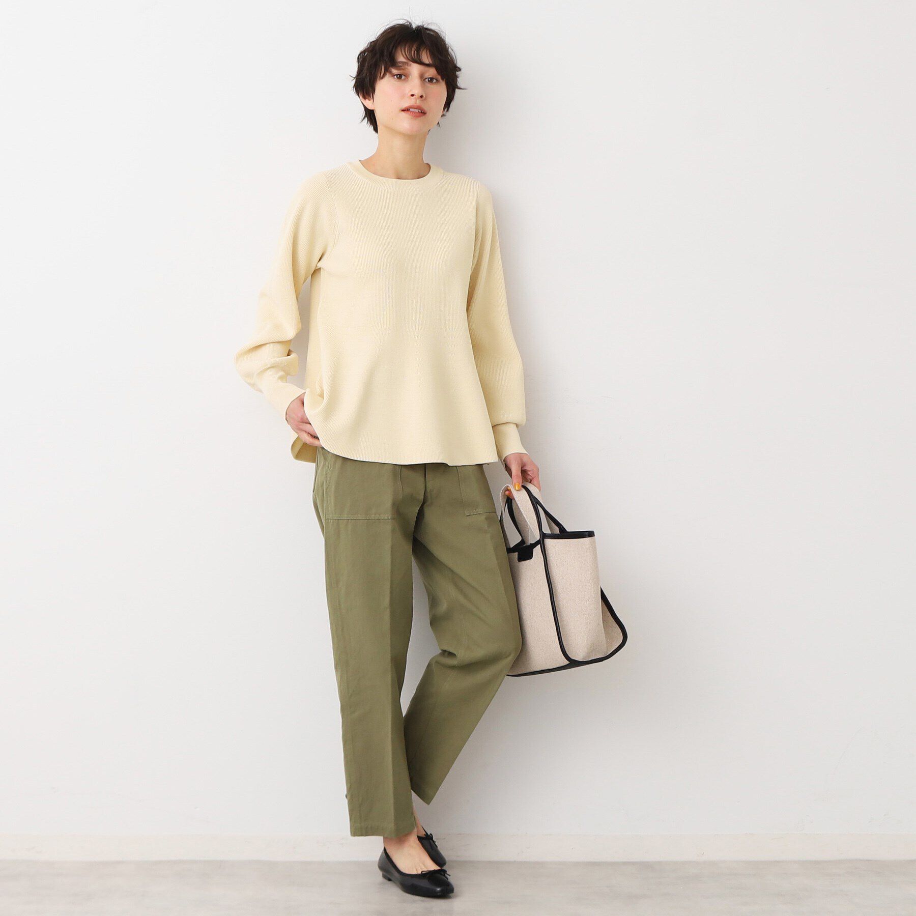 Dessin「【洗える】ペプラムニット」|ニット・セーター|