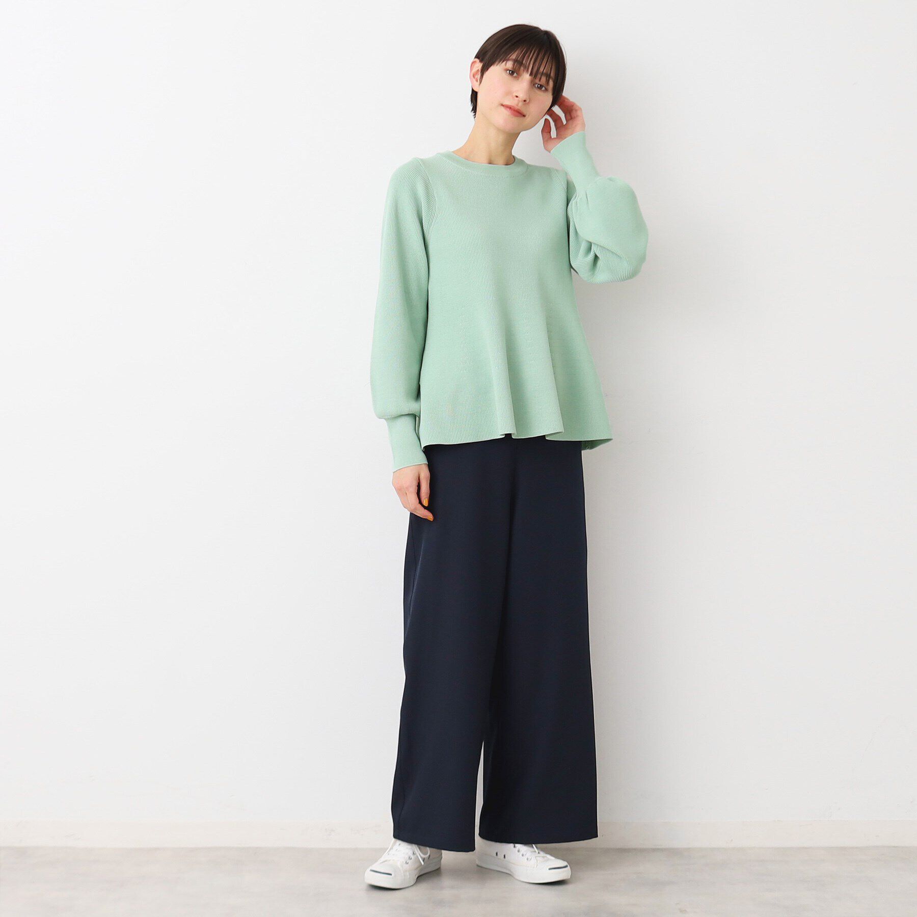 Dessin「【洗える】ペプラムニット」|ニット・セーター|