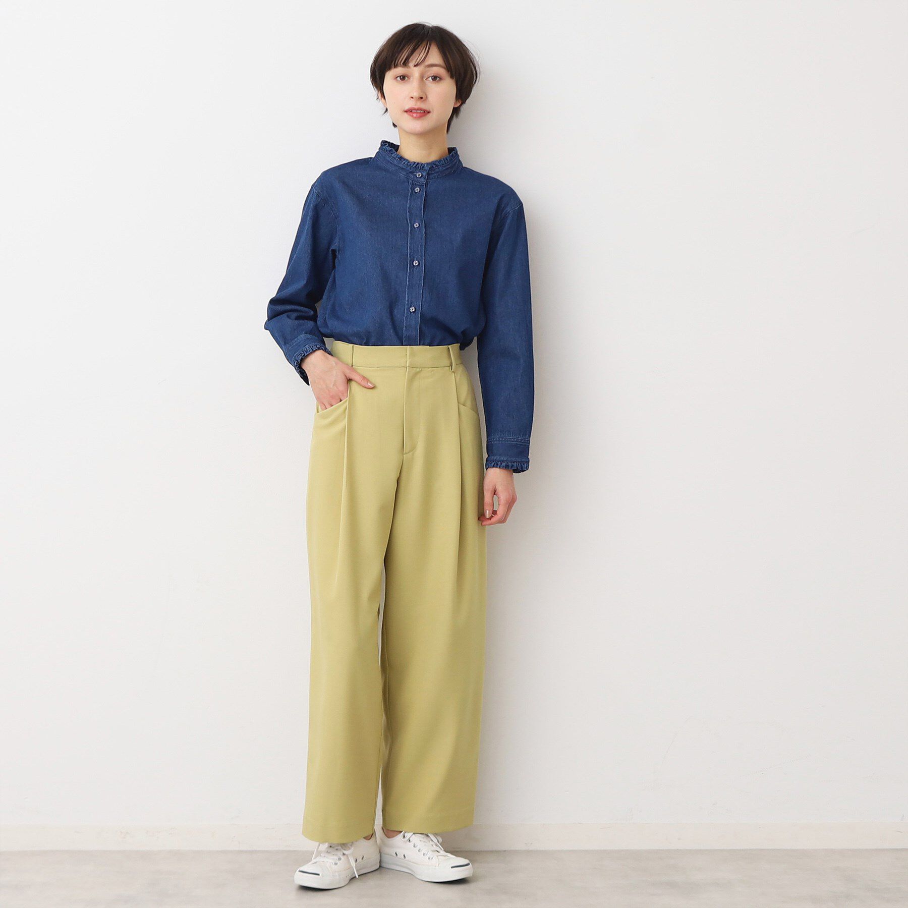 Dessin「【洗える】タック入りワイドパンツ（S～L）」|その他|