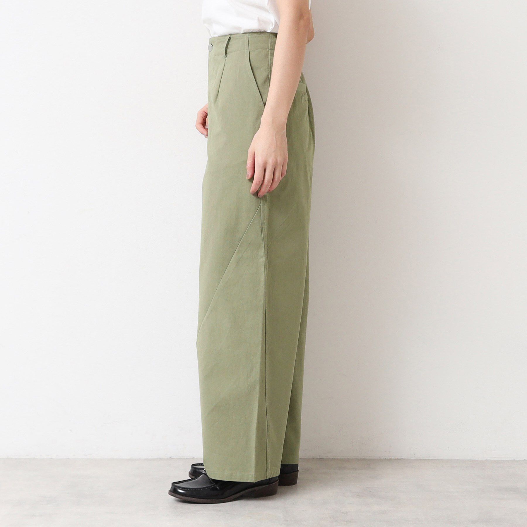 Dessin「【洗える・後ろゴム】コットンワイドパンツ（S～L）」|その他|