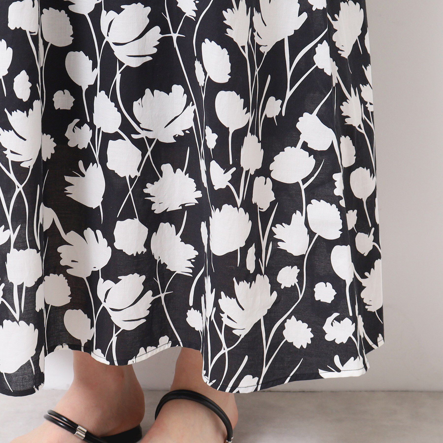 Dessin「【リンクコーデ・洗える】フラワープリントワンピース」|ワンピース|