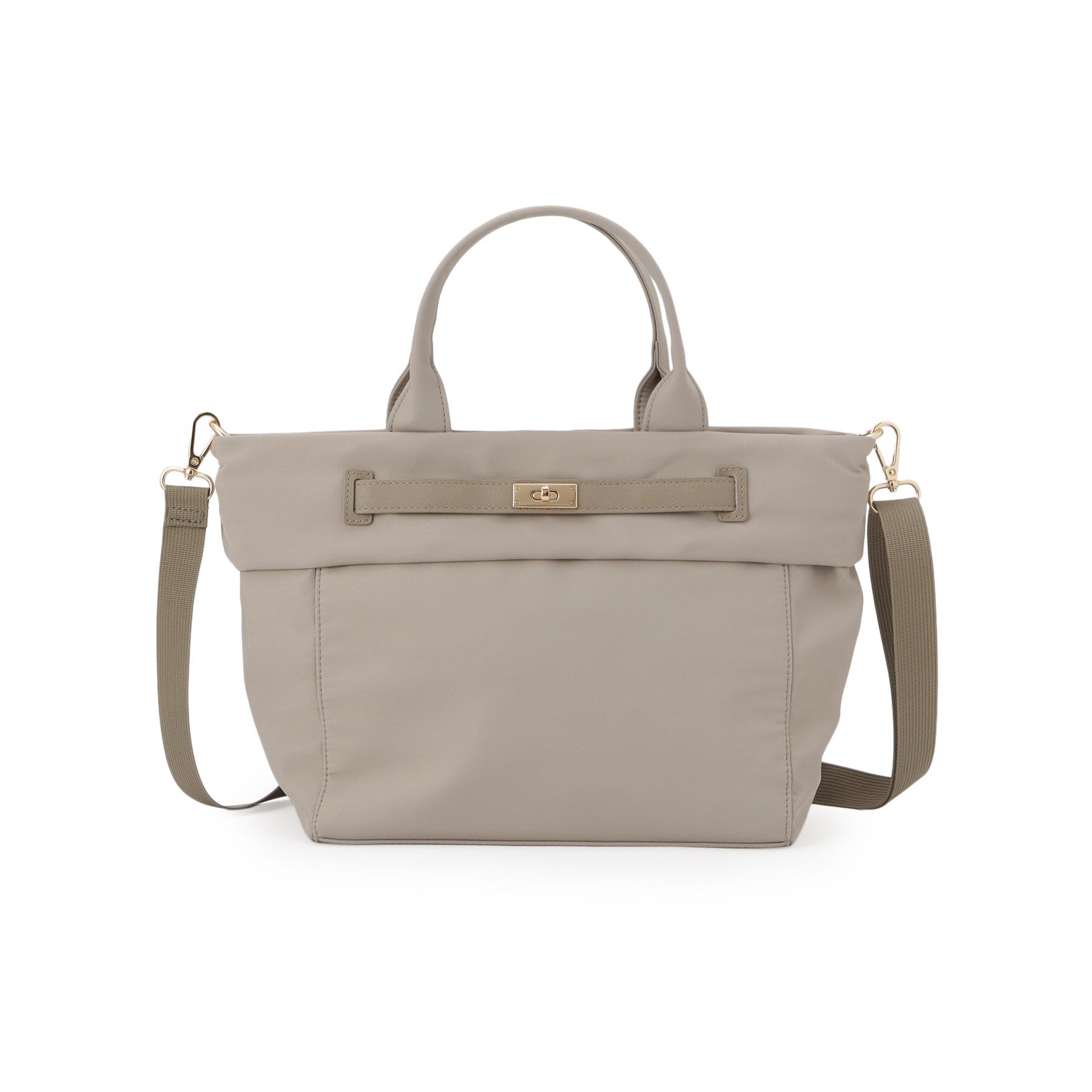 Dessin「【A4収納可・2WAY】ベルトデザインナイロン2WAYトート」|トートバッグ|