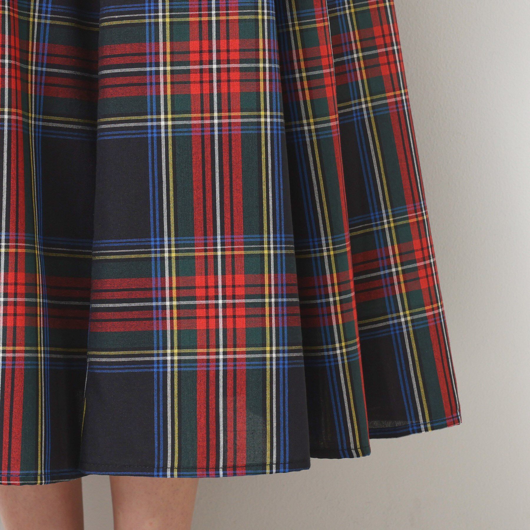 Dessin「【ウエストゴム/洗える】映えチェック柄スカート（XS~L）」|スカート|