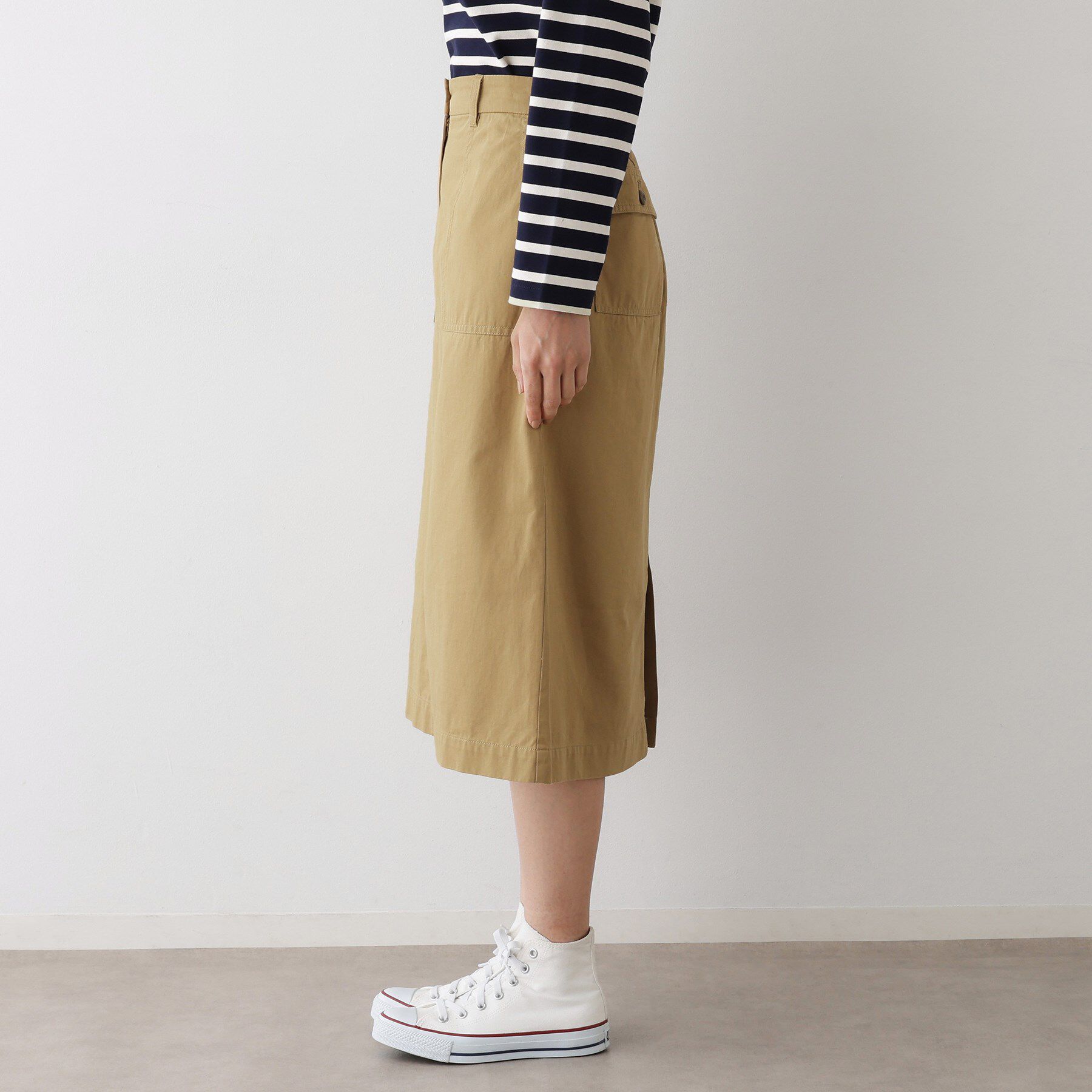 Dessin「【洗える】ベイカーポケットワークスカート」|スカート|