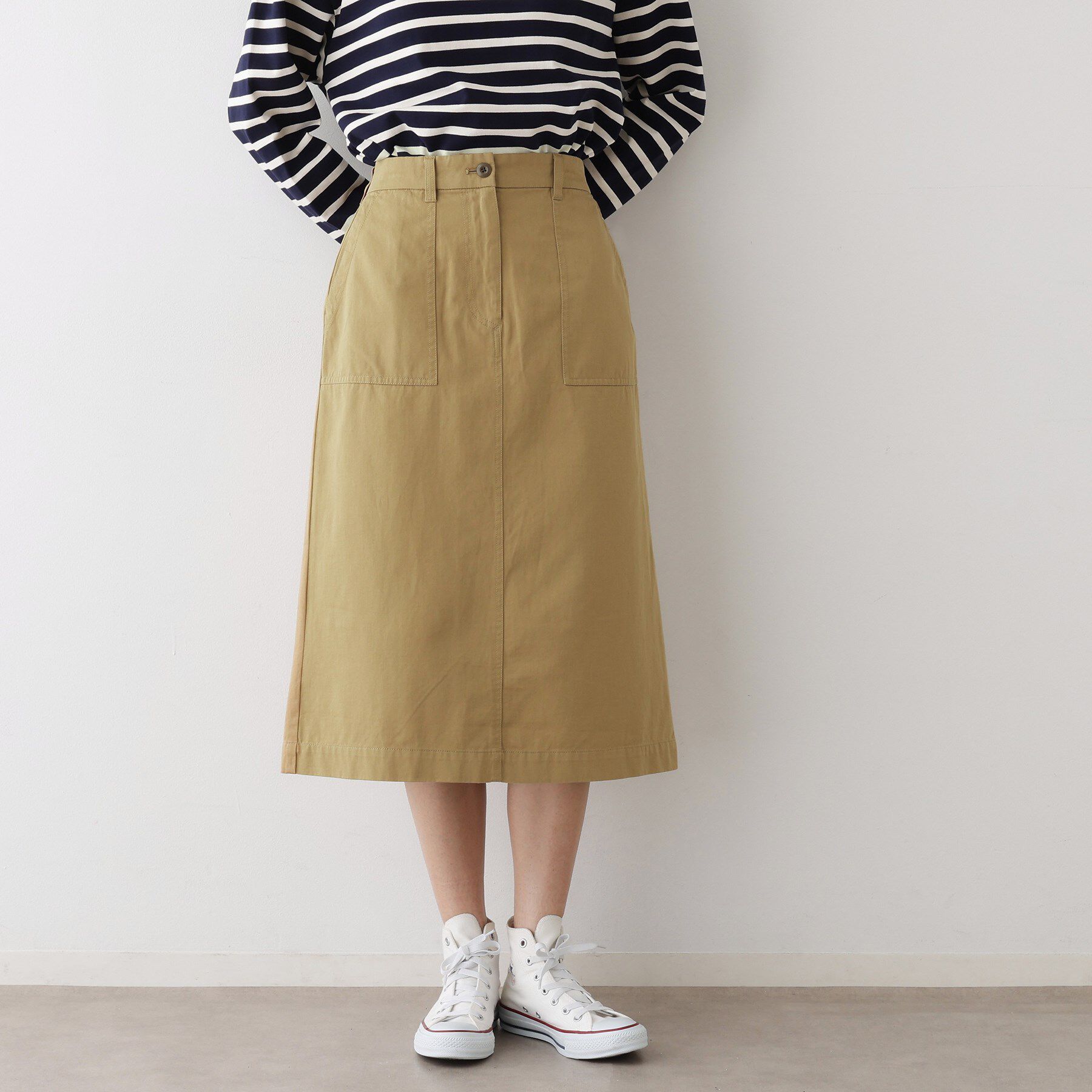 Dessin「【洗える】ベイカーポケットワークスカート」|スカート|