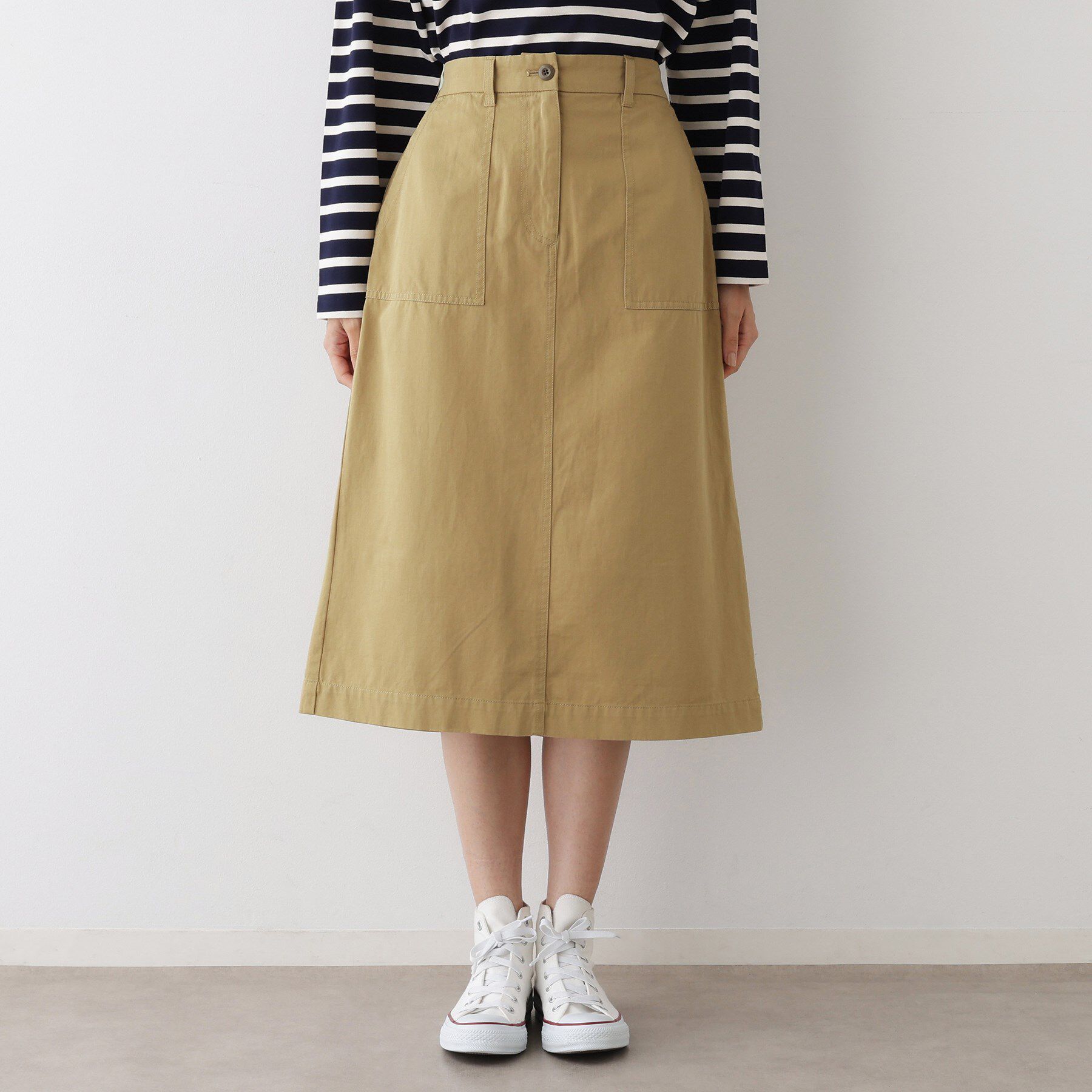 Dessin「【洗える】ベイカーポケットワークスカート」|スカート|