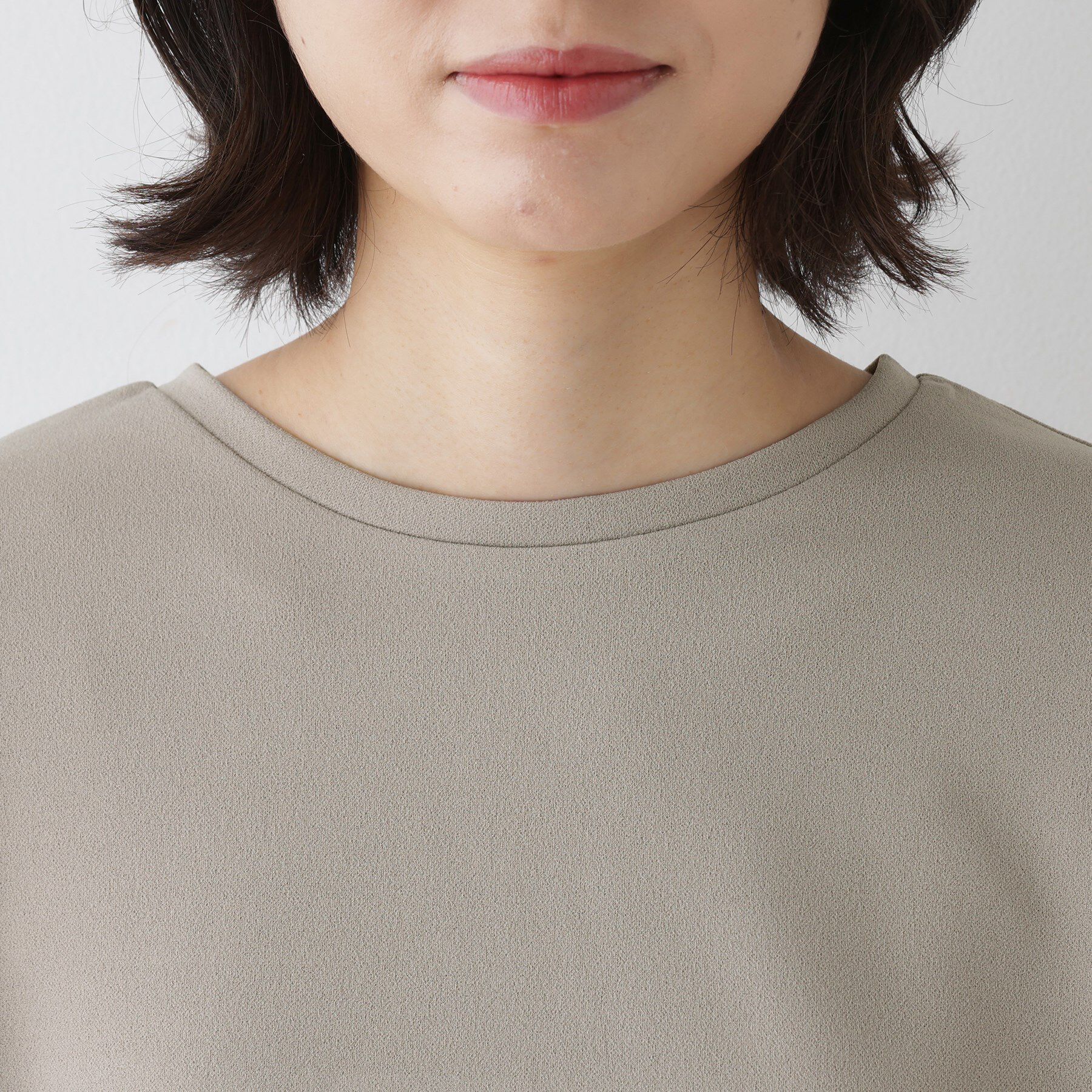 Dessin「【体型カバー・洗える】ドロップショルダーブラウス」|シャツ・ブラウス|