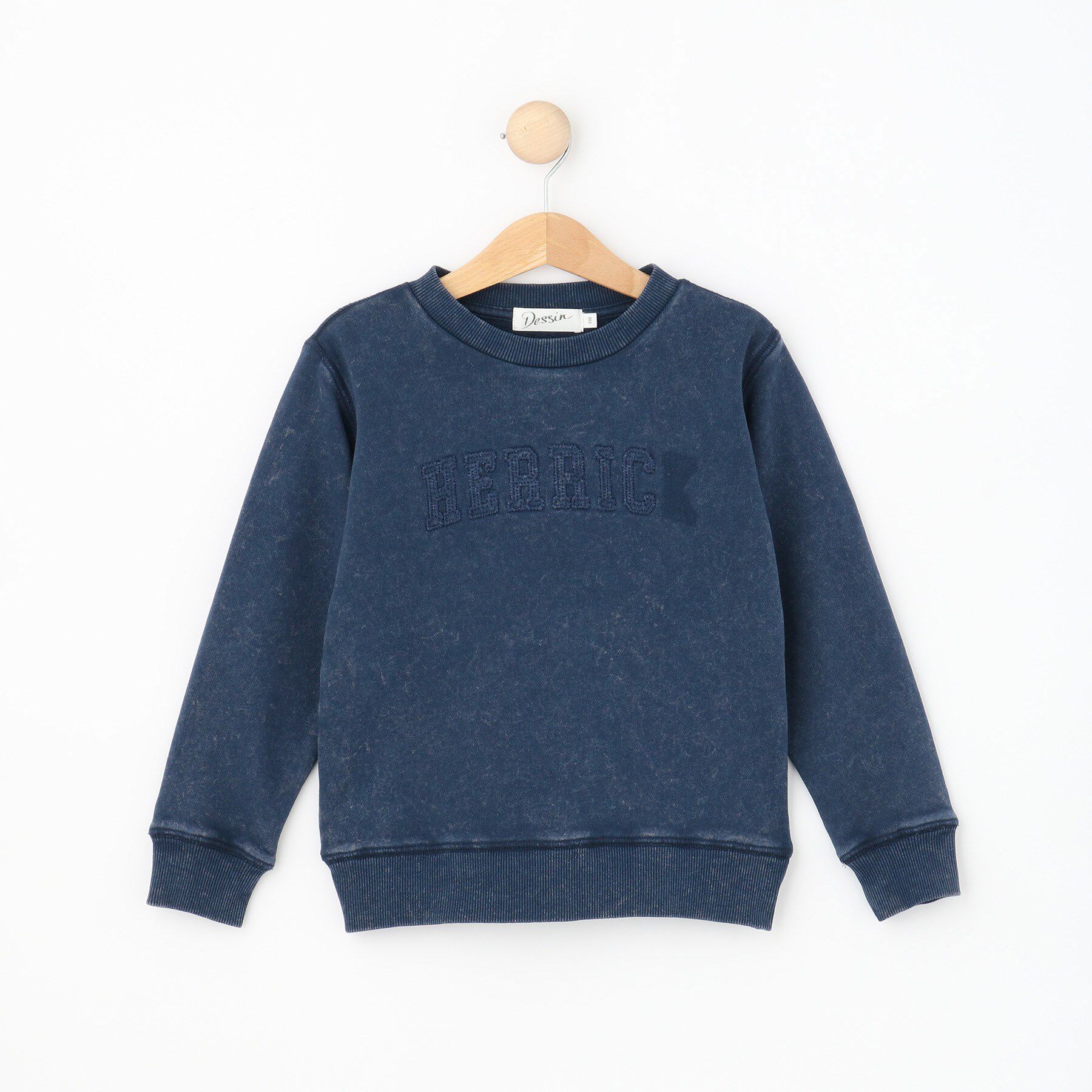 Dessin「【リンクコーデ/洗える】ピグメント裏毛トレーナー」|その他|ネイビー(094)