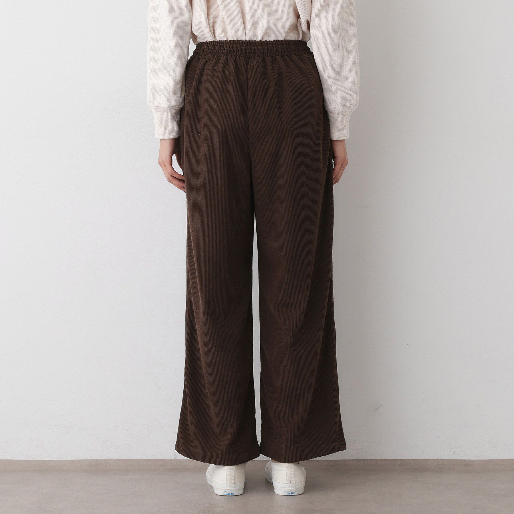 Dessin「【ウエストゴム・洗える】ソフトコーデュロイイージーパンツ」|その他|