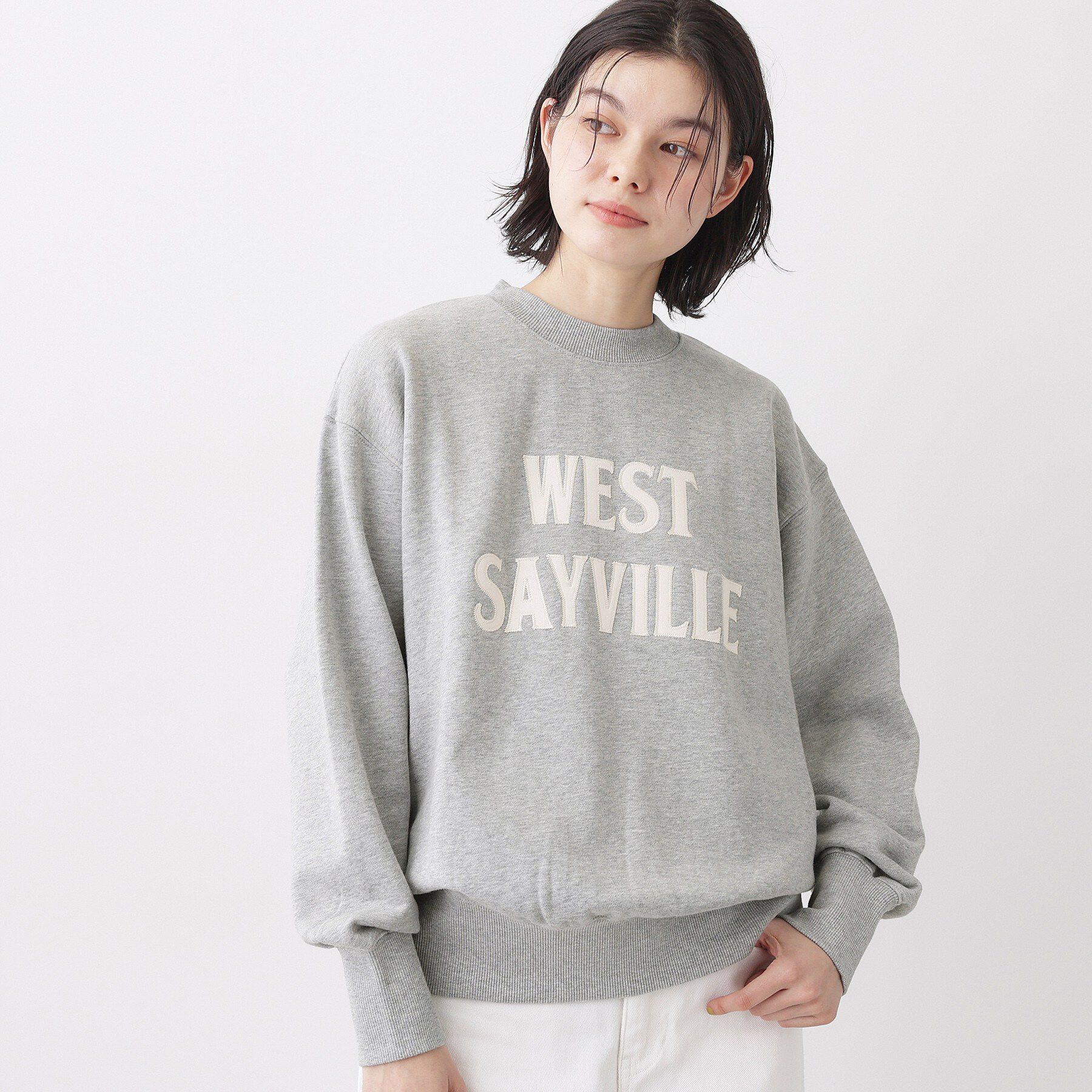 Dessin「【洗える】オーガニックコットン裏毛ロゴスウェット」|パーカー|