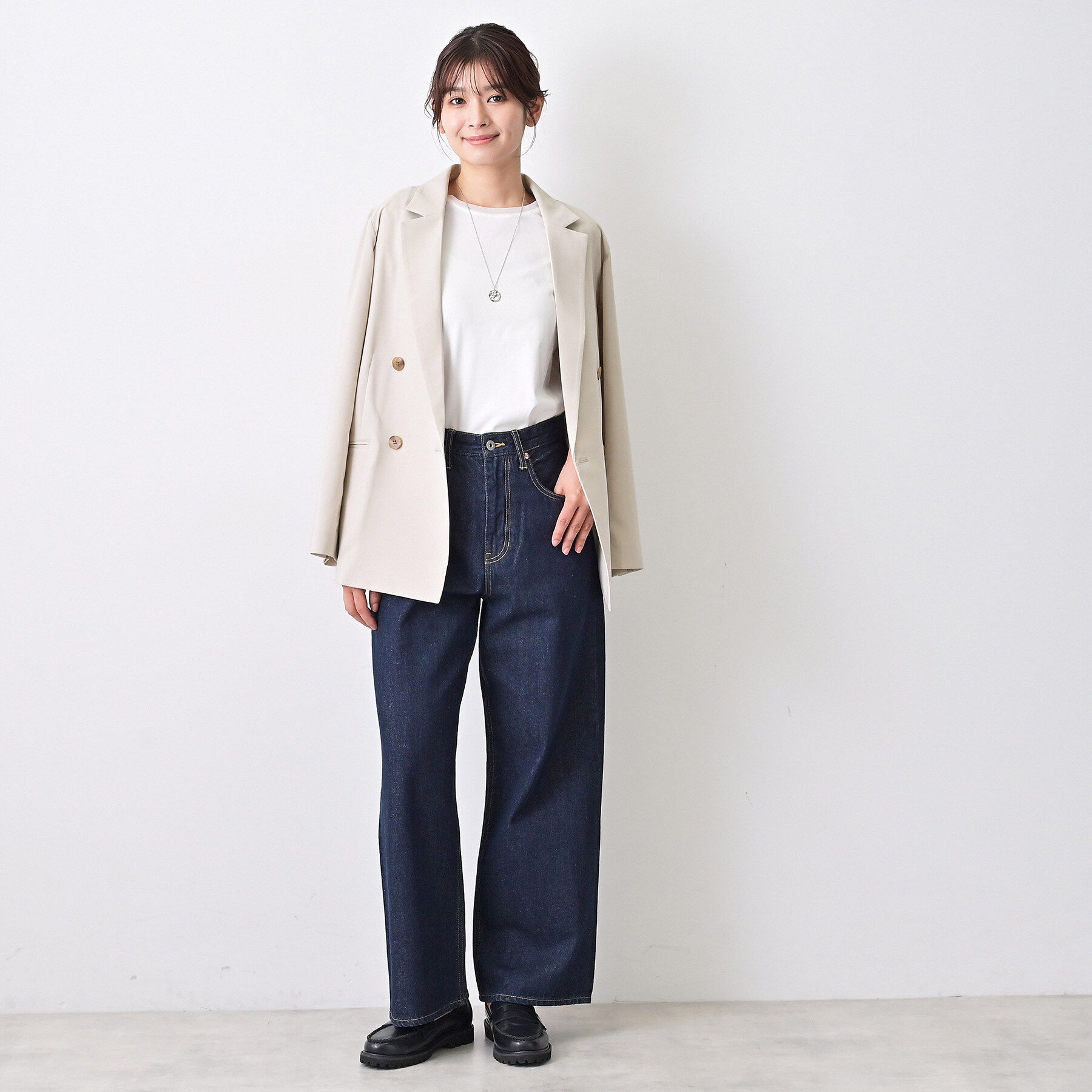 Dessin「【セットアップ可/洗える】ダブルストレッチジャケット」|テーラードジャケット|