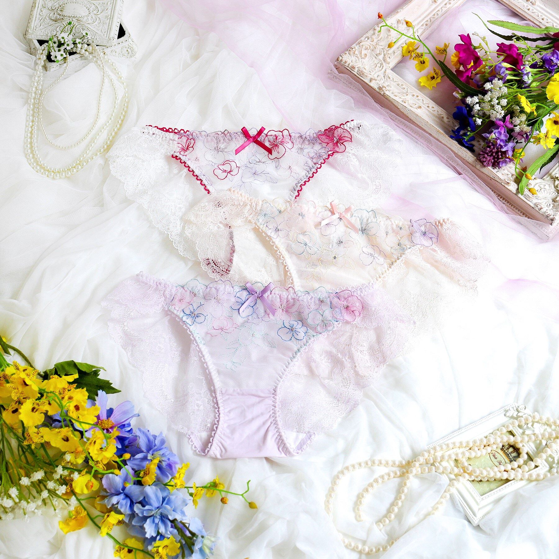 Risa Magli「フィオラ レースショーツ」|インナー|