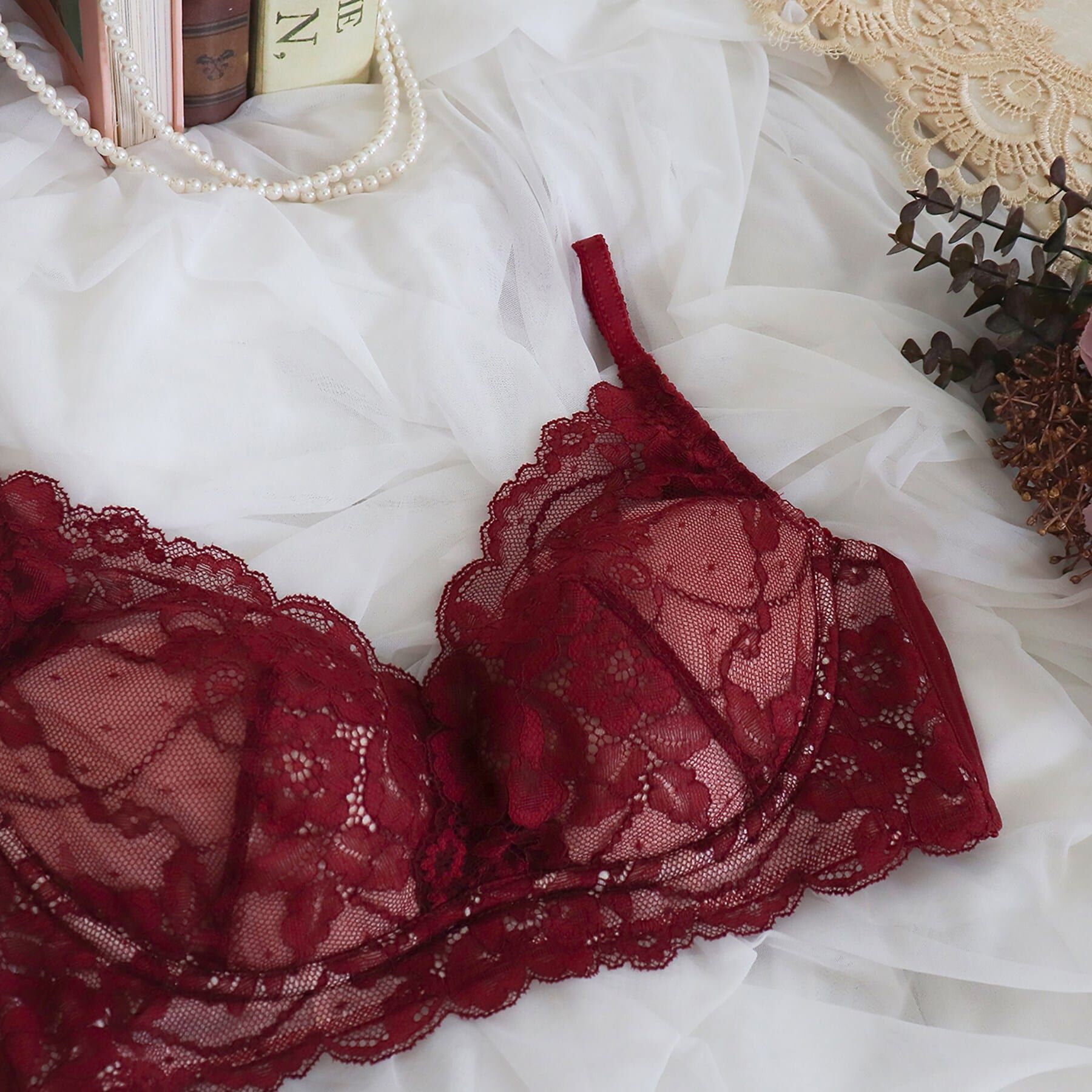 Risa Magli「ノーラ ナチュラルアレンジブラ（LL）」|インナー|