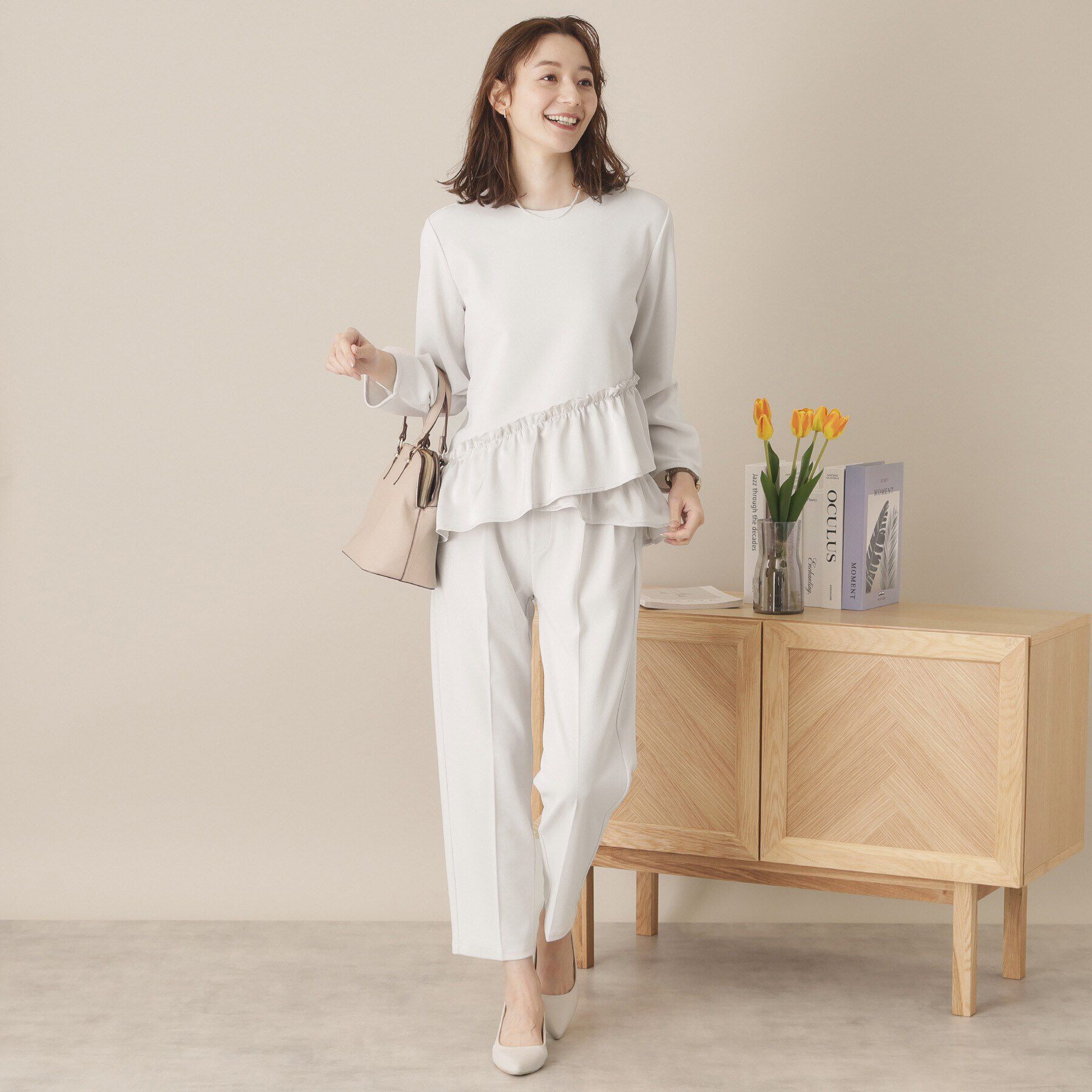 ITS&rsquo;DEMO「【通勤／手洗い可】カットジョーゼットブラウス」|シャツ・ブラウス|