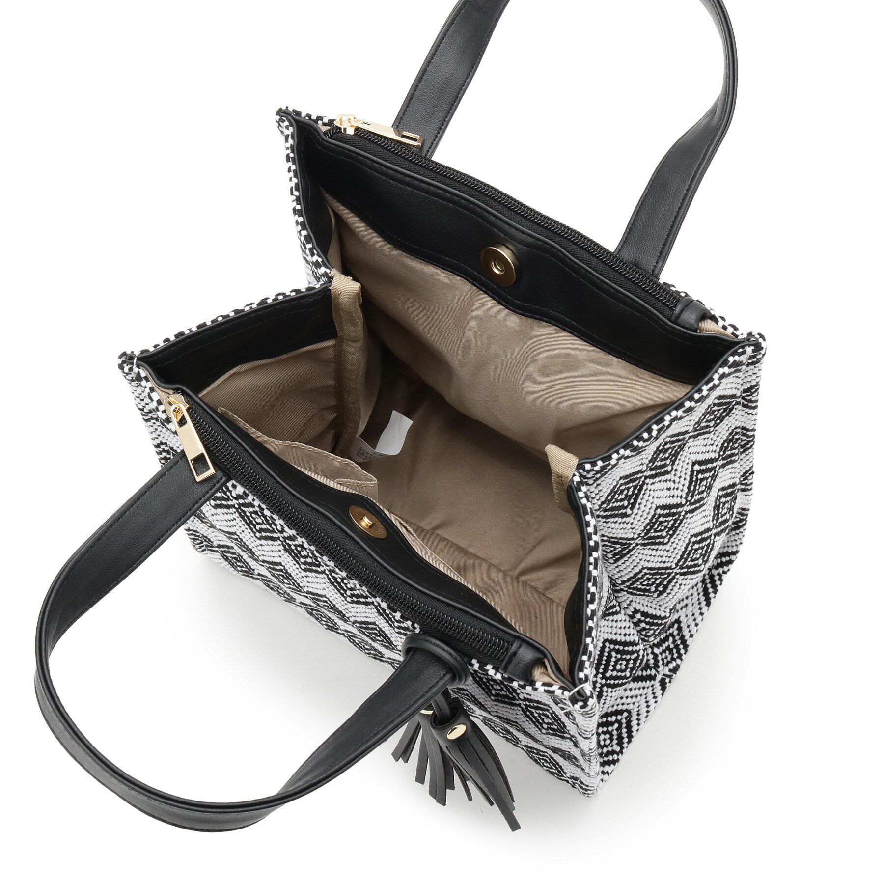 ITS&rsquo;DEMO「タッセル付きミニトート」|ハンドバッグ|