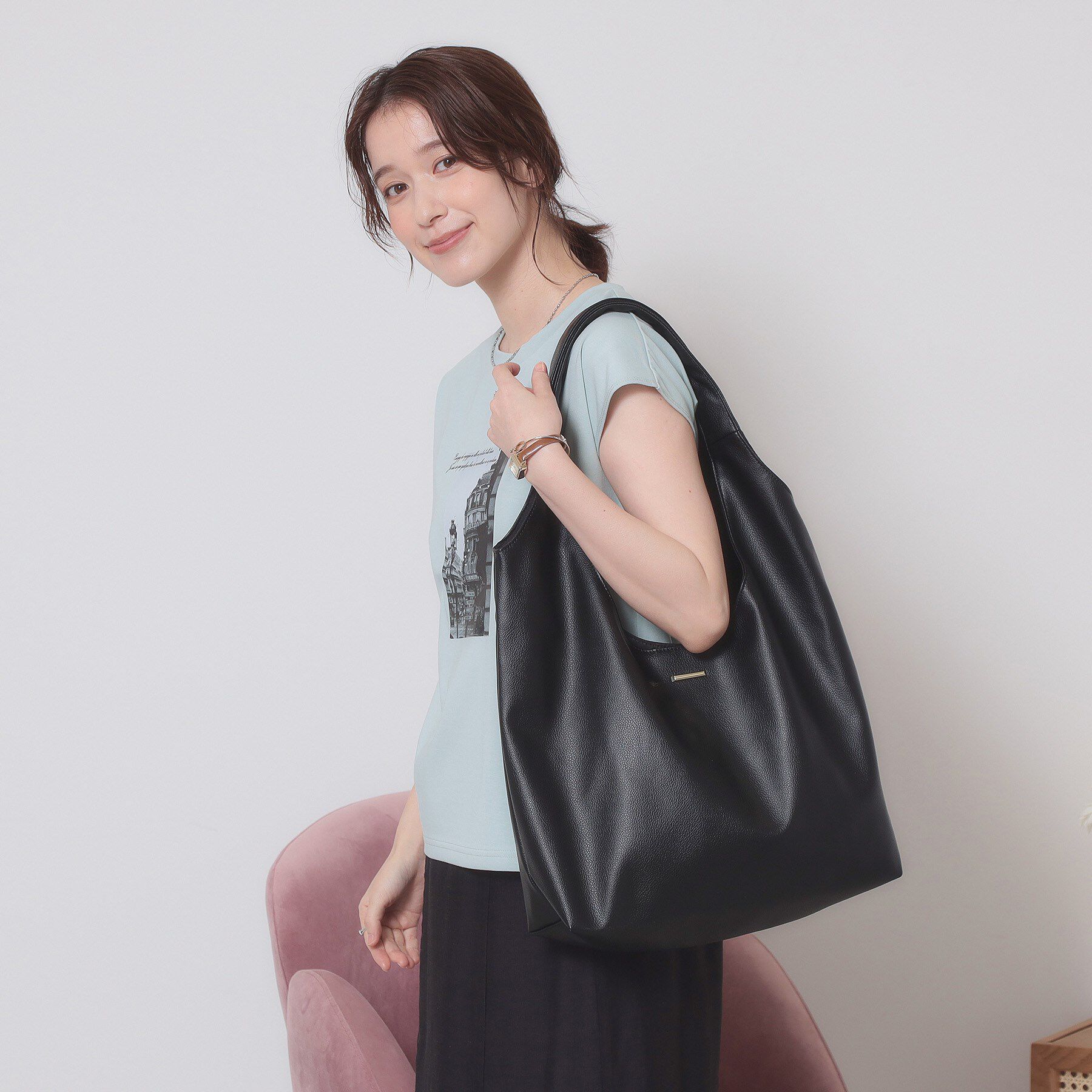 ITS&rsquo;DEMO「【A4対応】ラウンドトート」|トートバッグ|