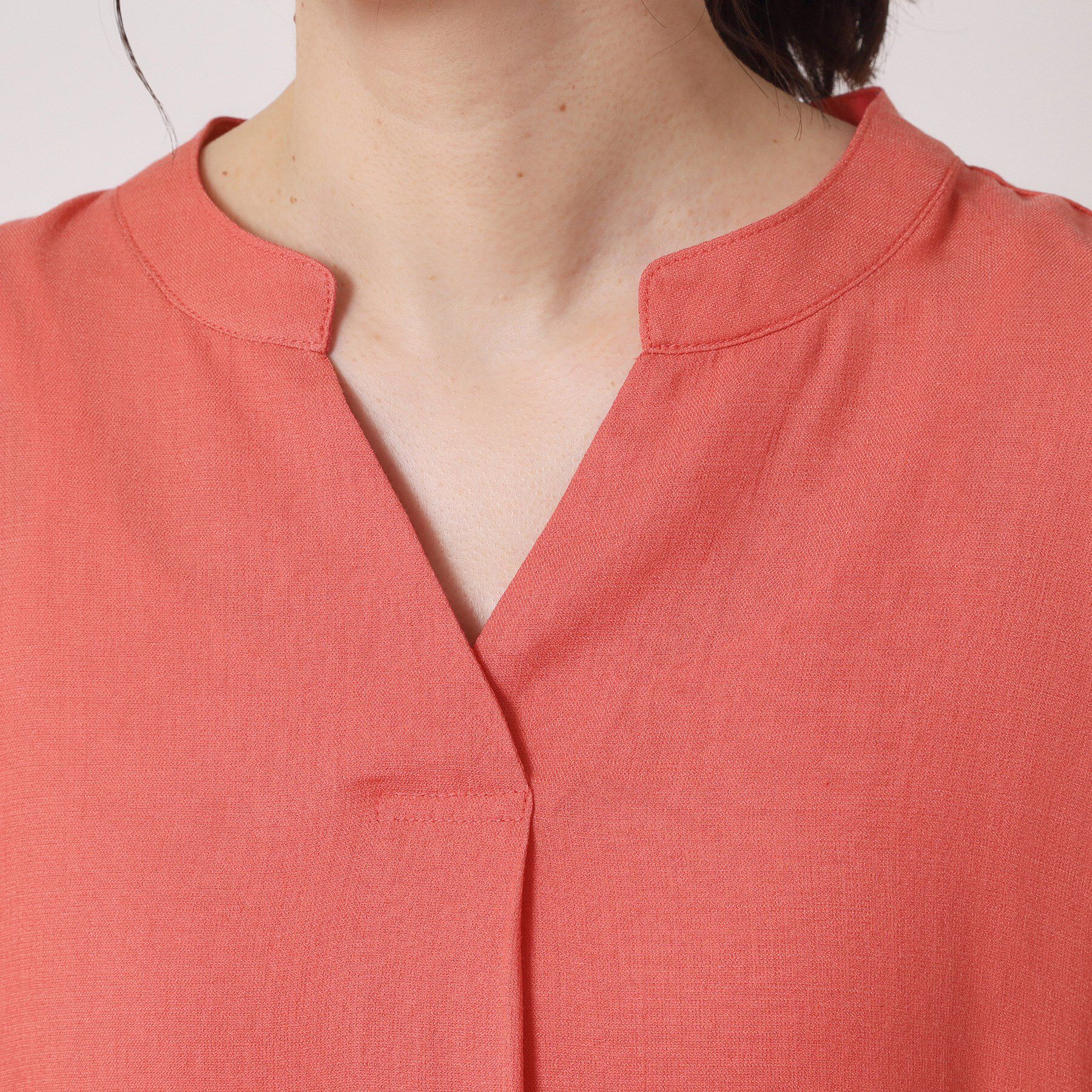 ITS&rsquo;DEMO「【接触冷感／手洗い可】強撚スラブスキッパーワンピース」|ワンピース|