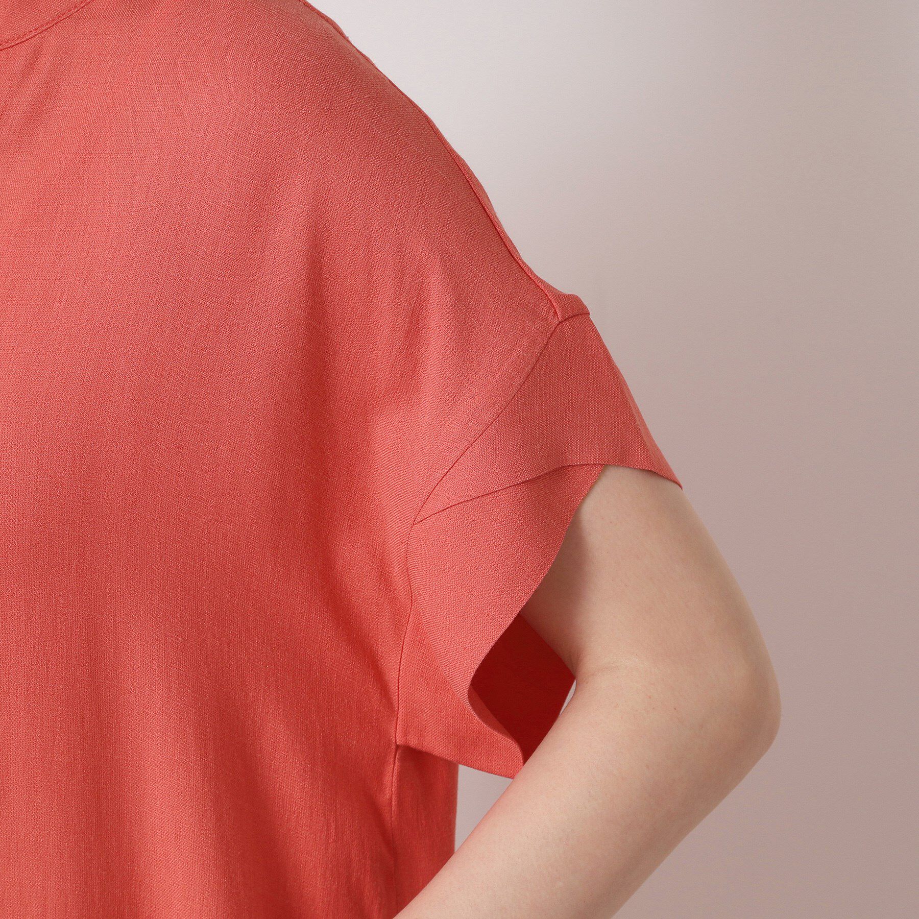 ITS&rsquo;DEMO「【接触冷感／手洗い可】強撚スラブスキッパーワンピース」|ワンピース|