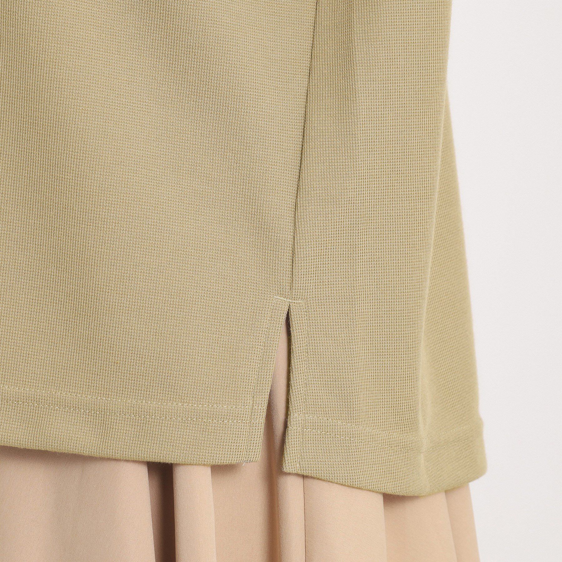 ITS&rsquo;DEMO「【接触冷感／吸水速乾／洗濯機OK】サカリバ袖タックプルオーバー」|Tシャツ・カットソー|