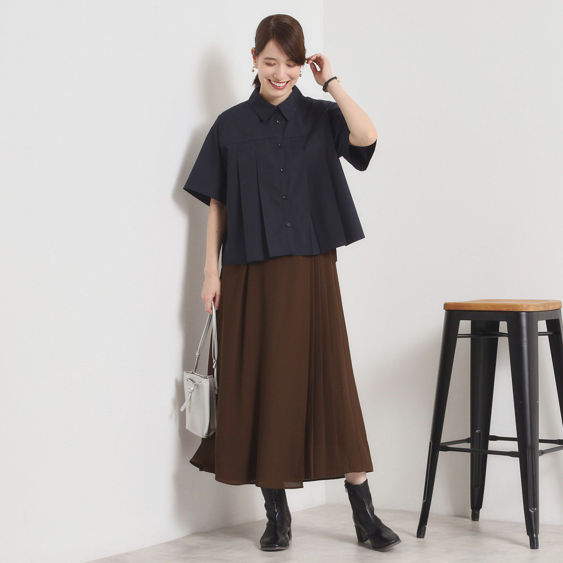 ITS&rsquo;DEMO「【手洗い可／ウエストゴム】サイドプリーツパンツ」|その他|