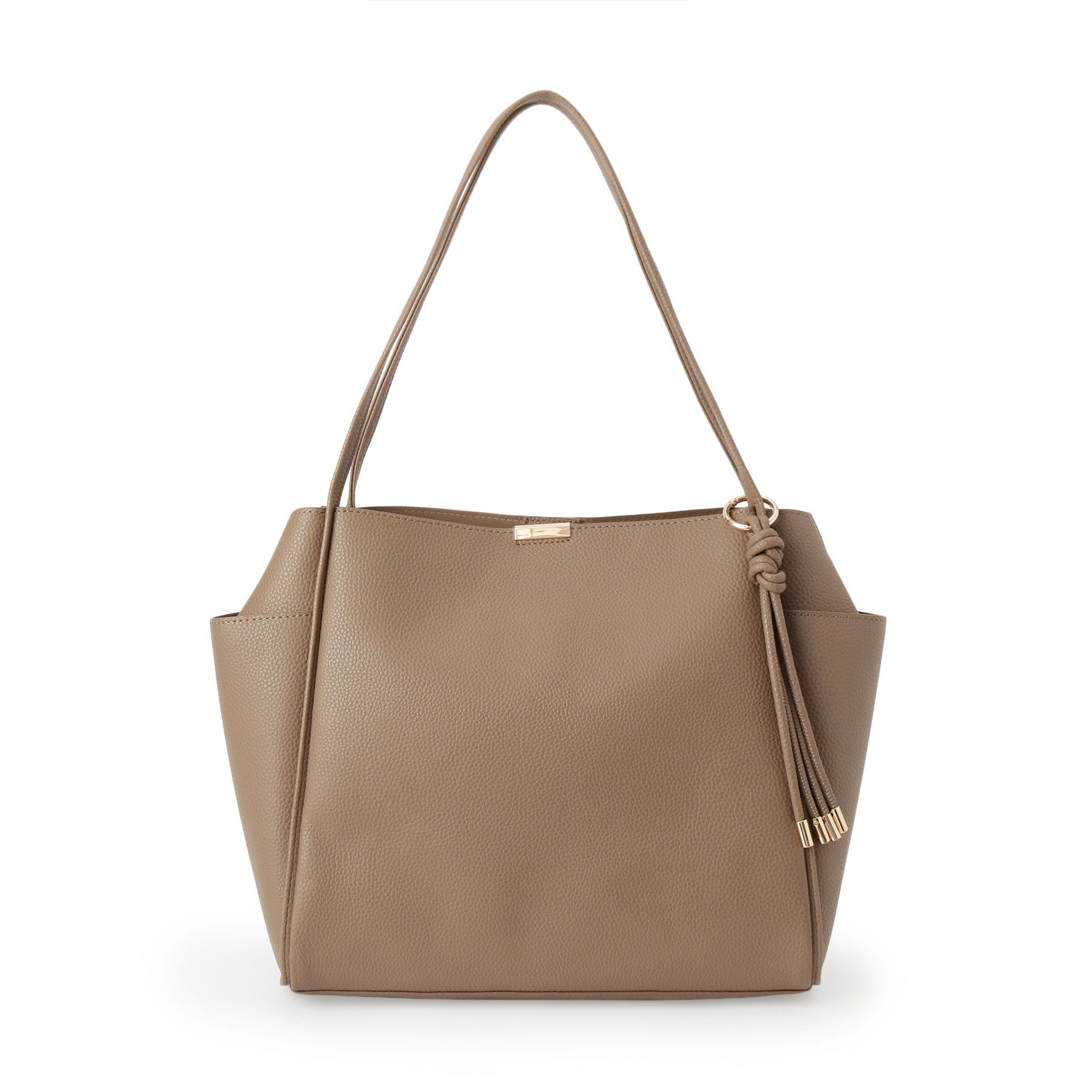 ITS&rsquo;DEMO「【通勤】タッセル付き変形A4トート」|トートバッグ|