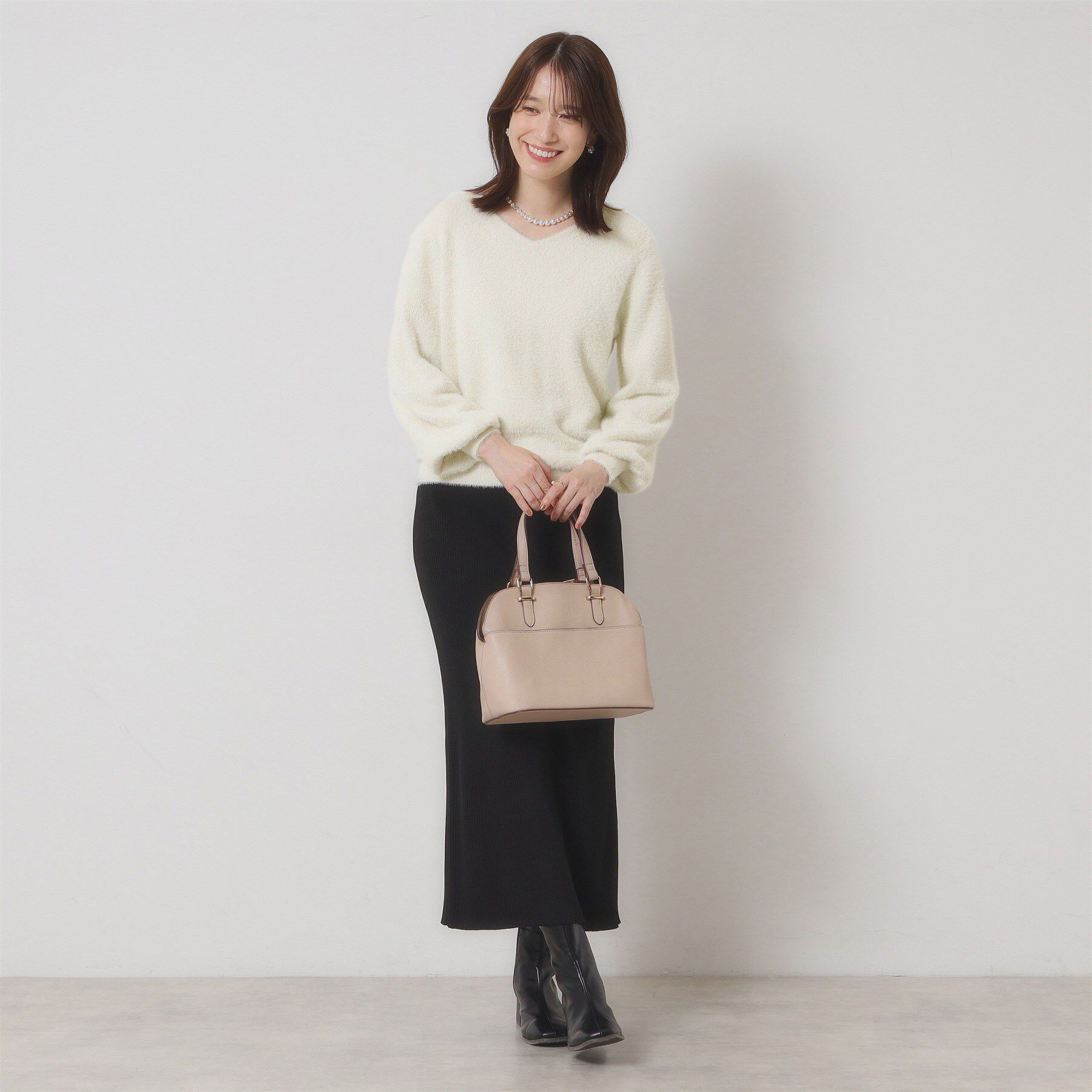 ITS&rsquo;DEMO「【手洗い可】ラメフェザーヤーンニット」|ニット・セーター|