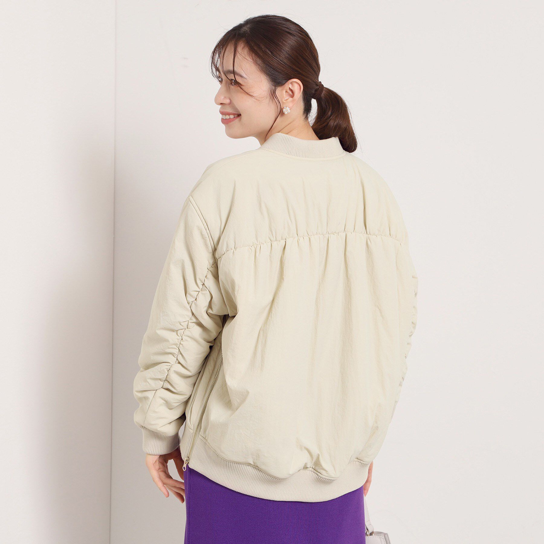 ITS&rsquo;DEMO「バックシャーリングMA－1」|ブルゾン・スタジャン|