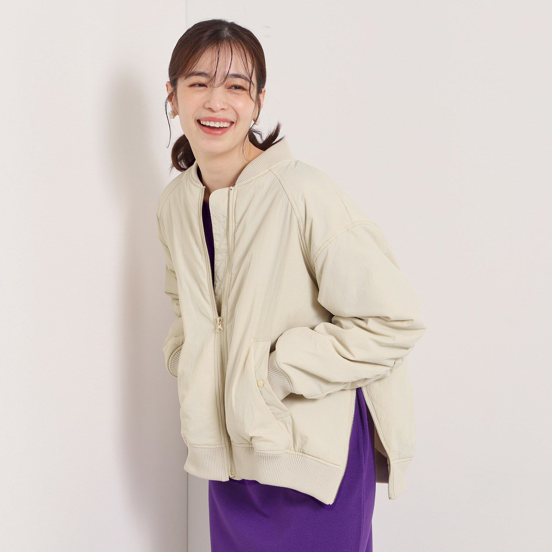 ITS&rsquo;DEMO「バックシャーリングMA－1」|ブルゾン・スタジャン|