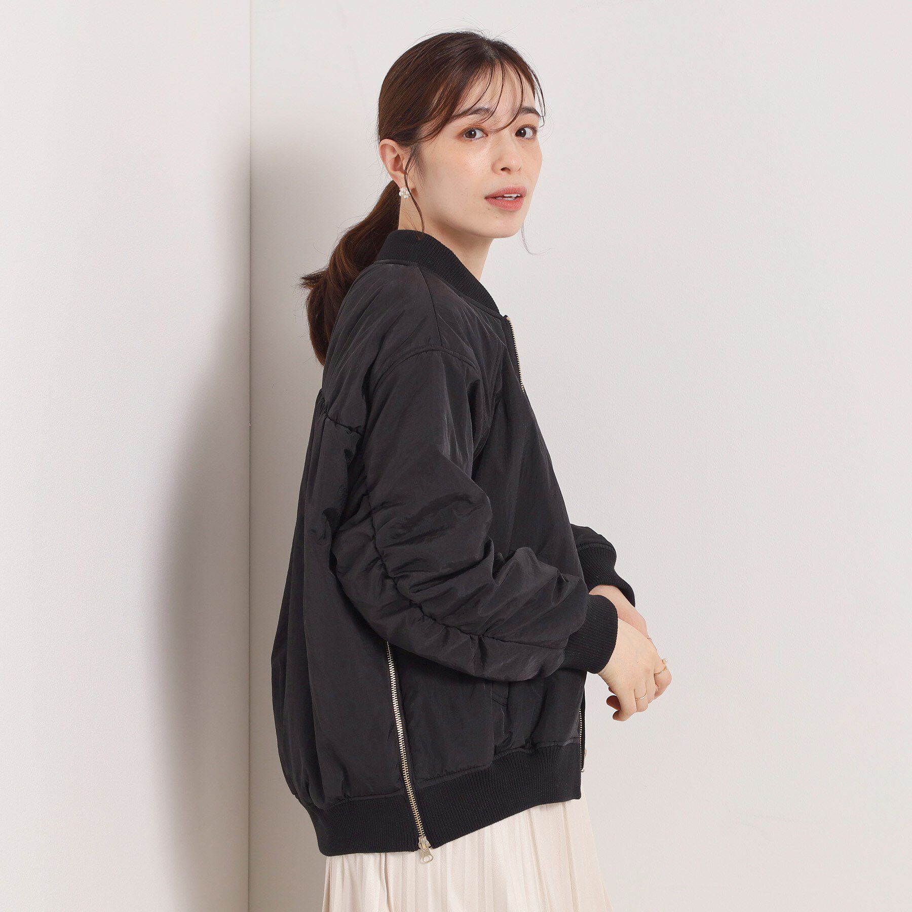 ITS&rsquo;DEMO「バックシャーリングMA－1」|ブルゾン・スタジャン|