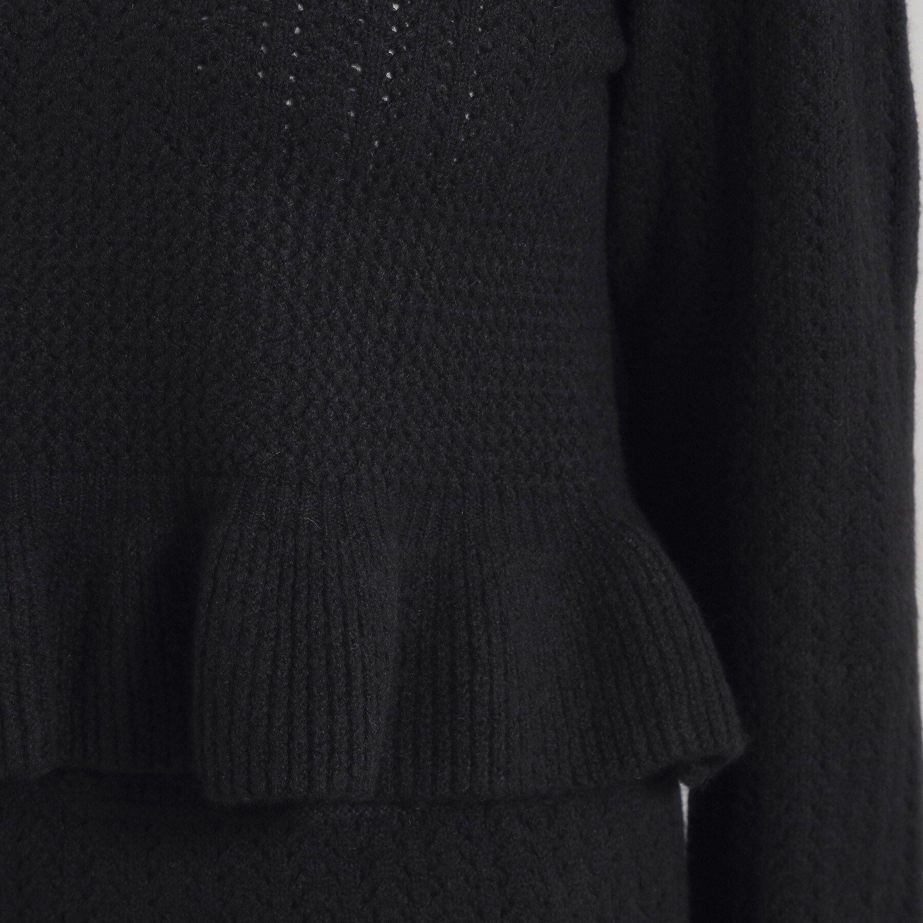 ITS&rsquo;DEMO「【手洗い可／セットアップ可】柄編みニットプルオーバー」|ニット・セーター|