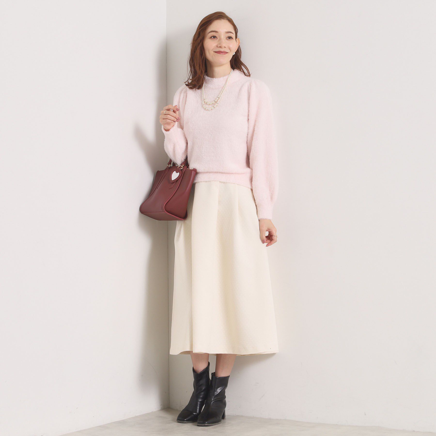 ITS&rsquo;DEMO「【手洗い可】フェザーヤーンパフスリーブニット」|ニット・セーター|