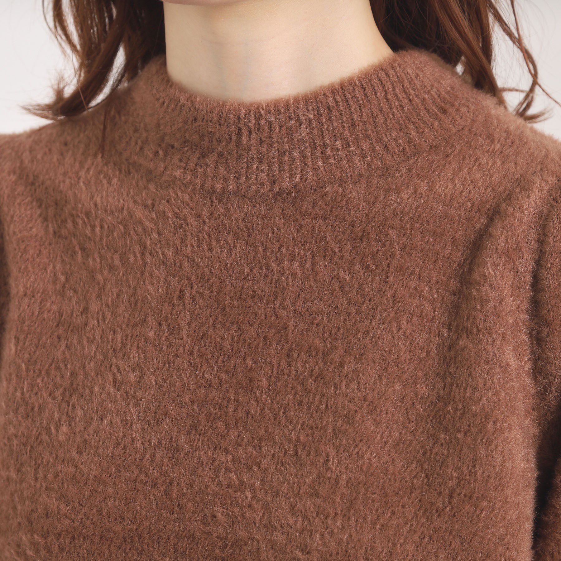 ITS&rsquo;DEMO「【手洗い可】フェザーヤーンパフスリーブニット」|ニット・セーター|