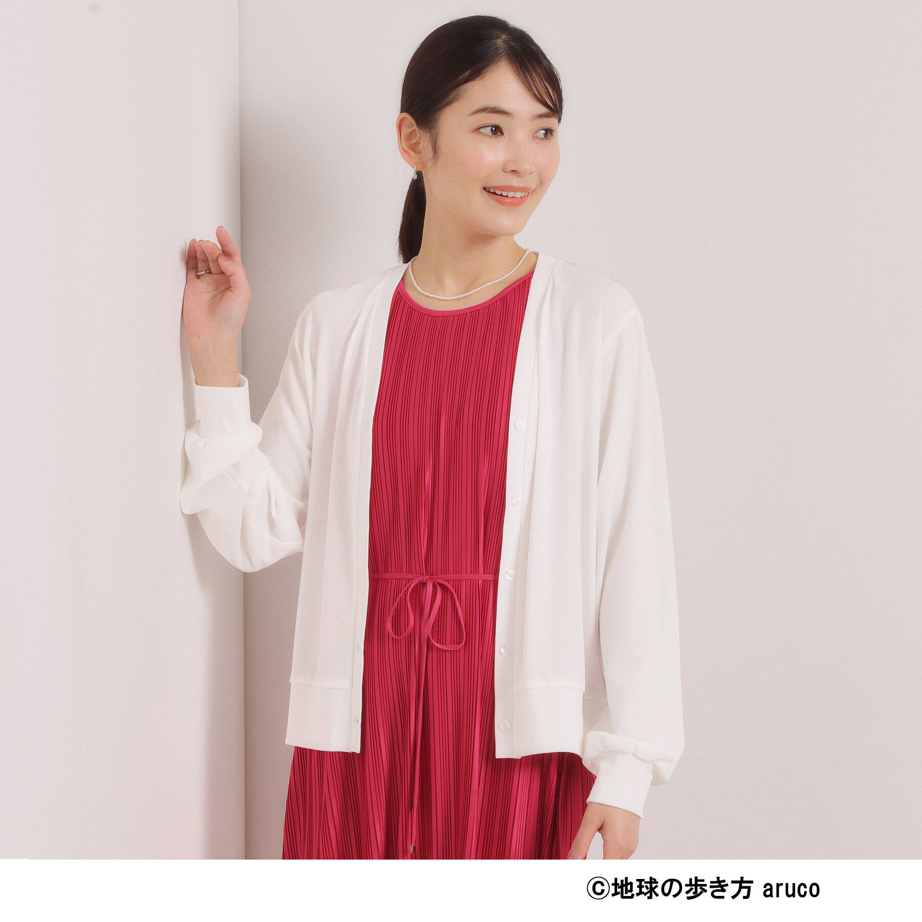 ITS&rsquo;DEMO「【aruco&times;ITS&rsquo;DEMO】UVカットカーディガン」|カーディガン|オフホワイト(003