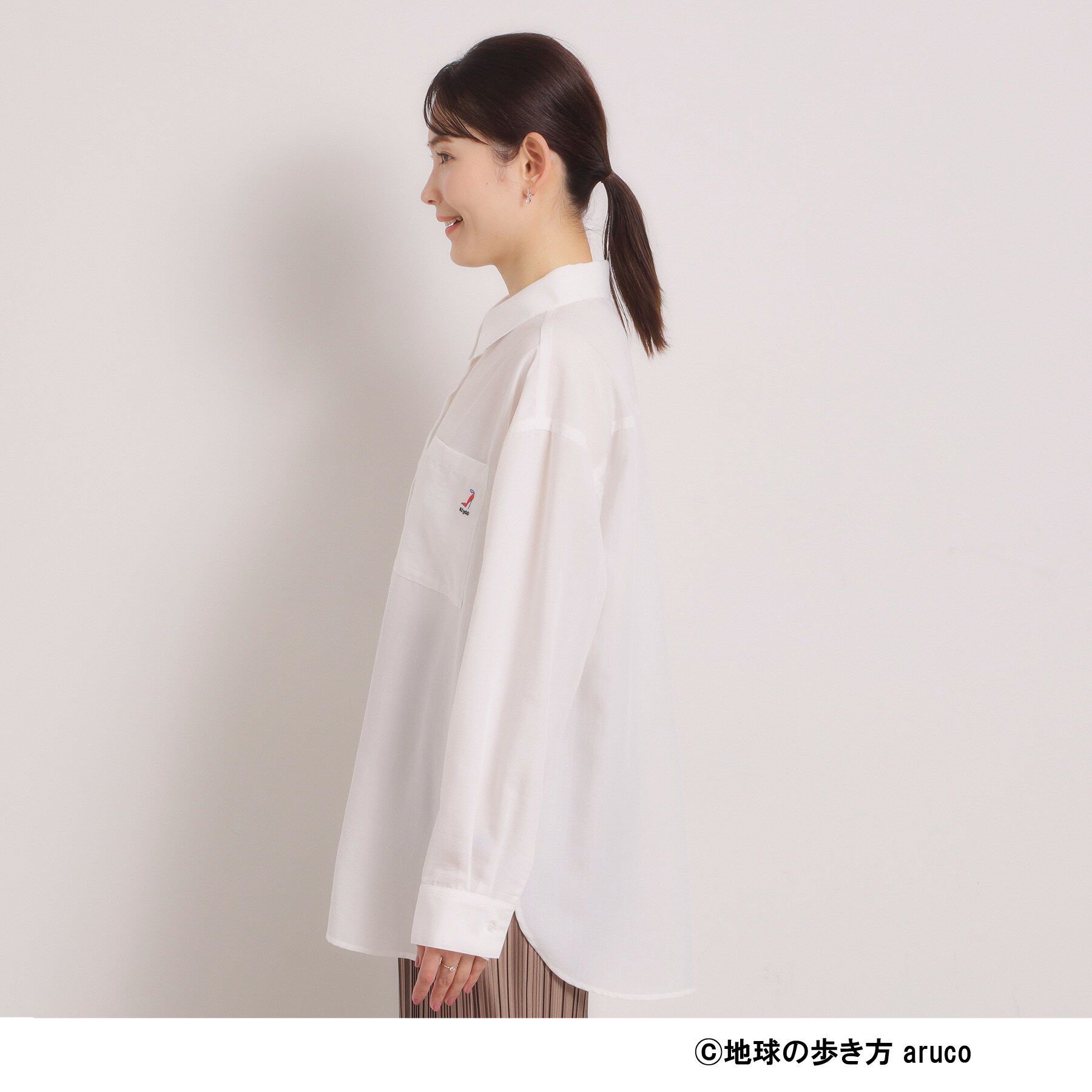 ITS&rsquo;DEMO「【aruco&times;ITS&rsquo;DEMO】刺繍シャツ」|シャツ・ブラウス|