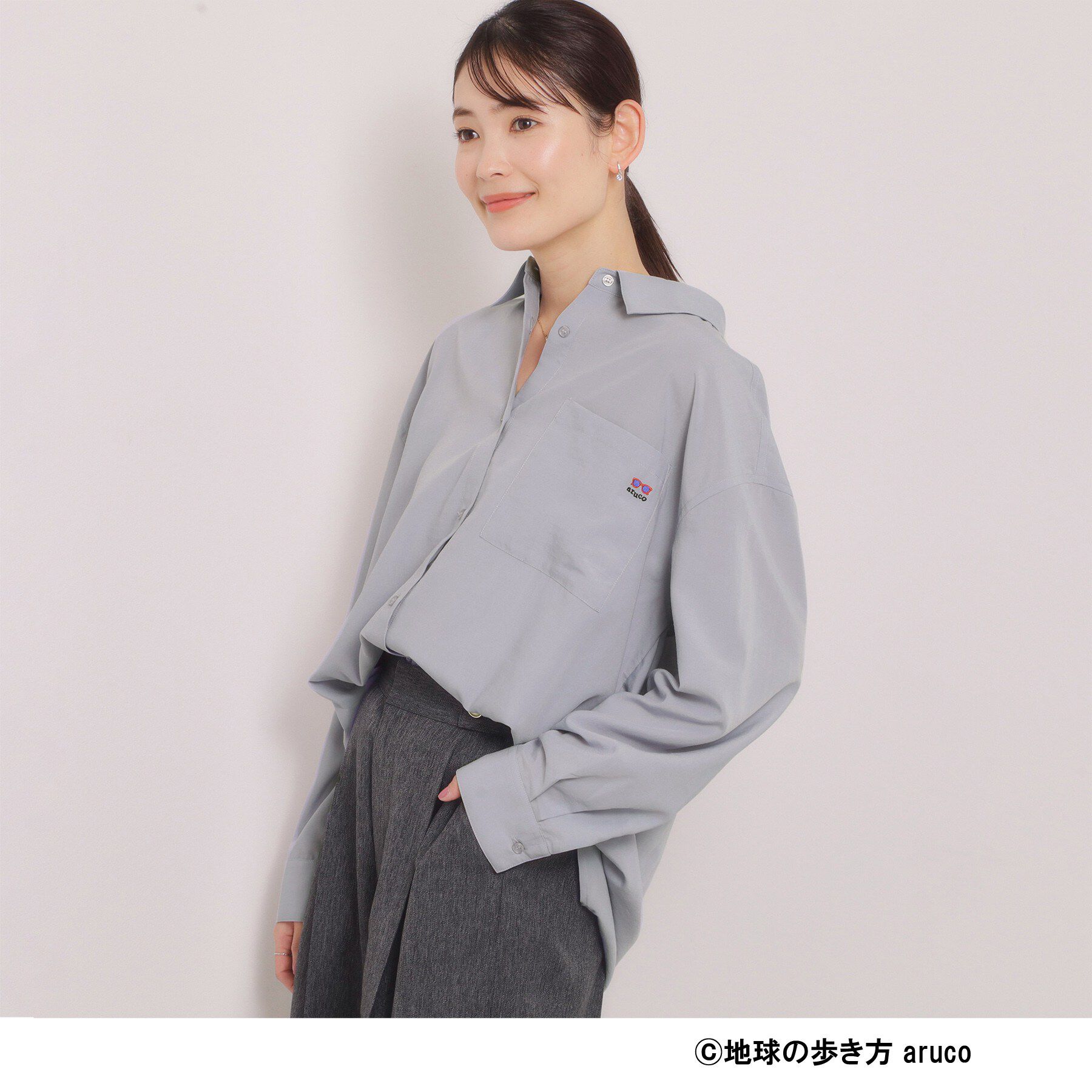 ITS&rsquo;DEMO「【aruco&times;ITS&rsquo;DEMO】刺繍シャツ」|シャツ・ブラウス|