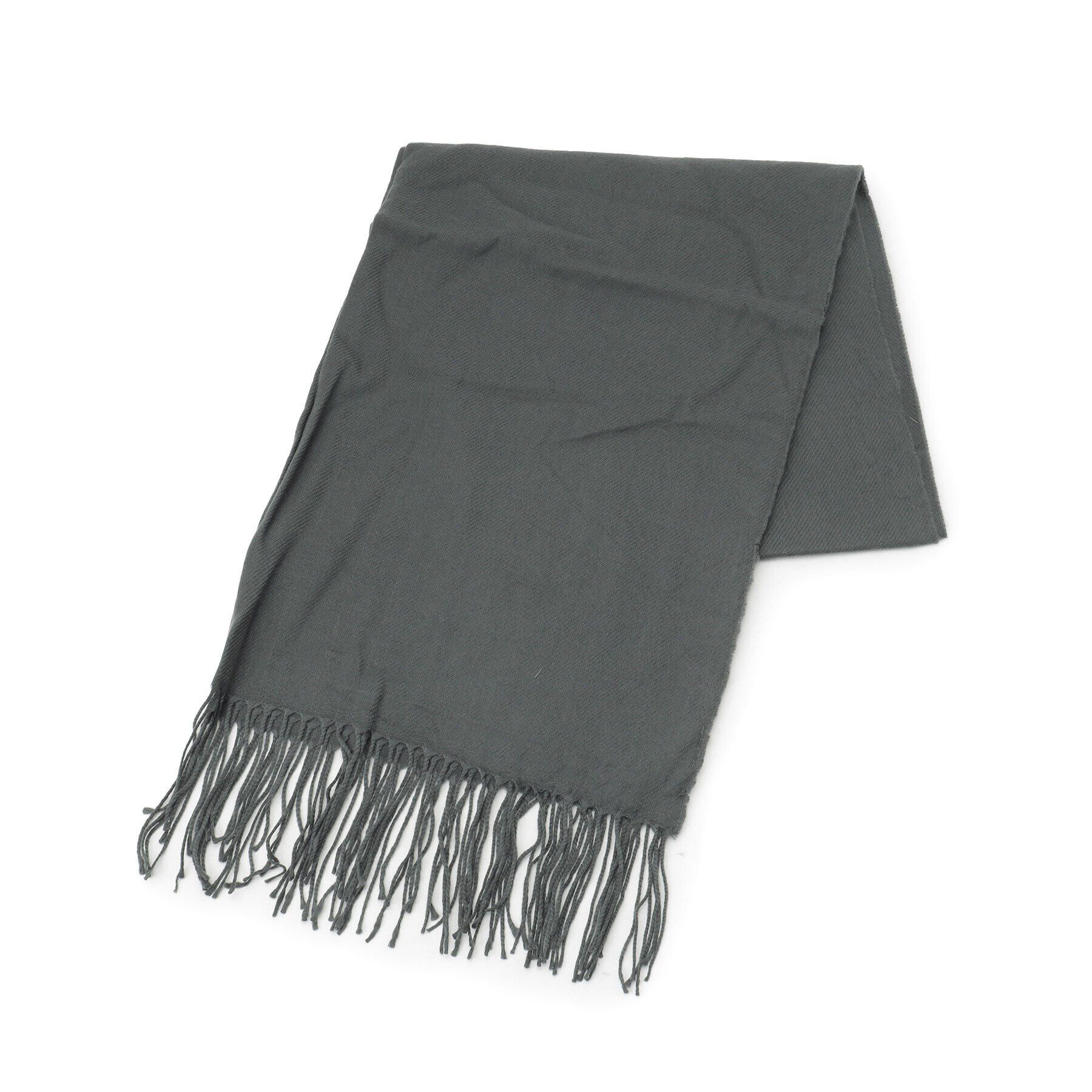 Ober Tashe「洗えるシンプルカラーストール 累計販売約5000枚【防寒／マフラー／無地／ギフト】」|ストール|グレー(412)