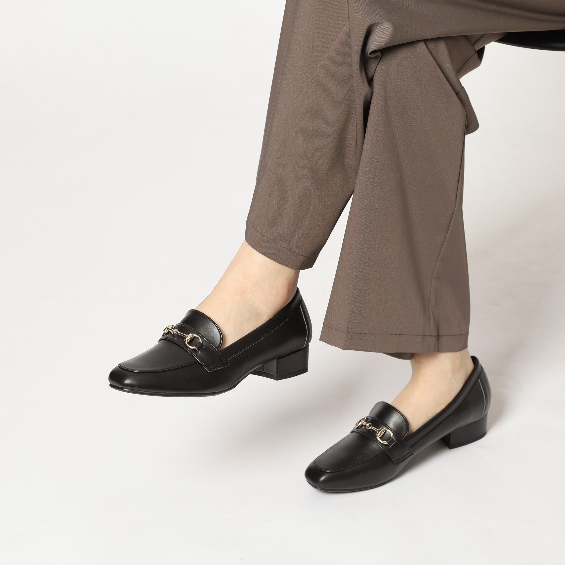 ESPERANZA「スクエアトゥローファー レイン対応」|パンプス|