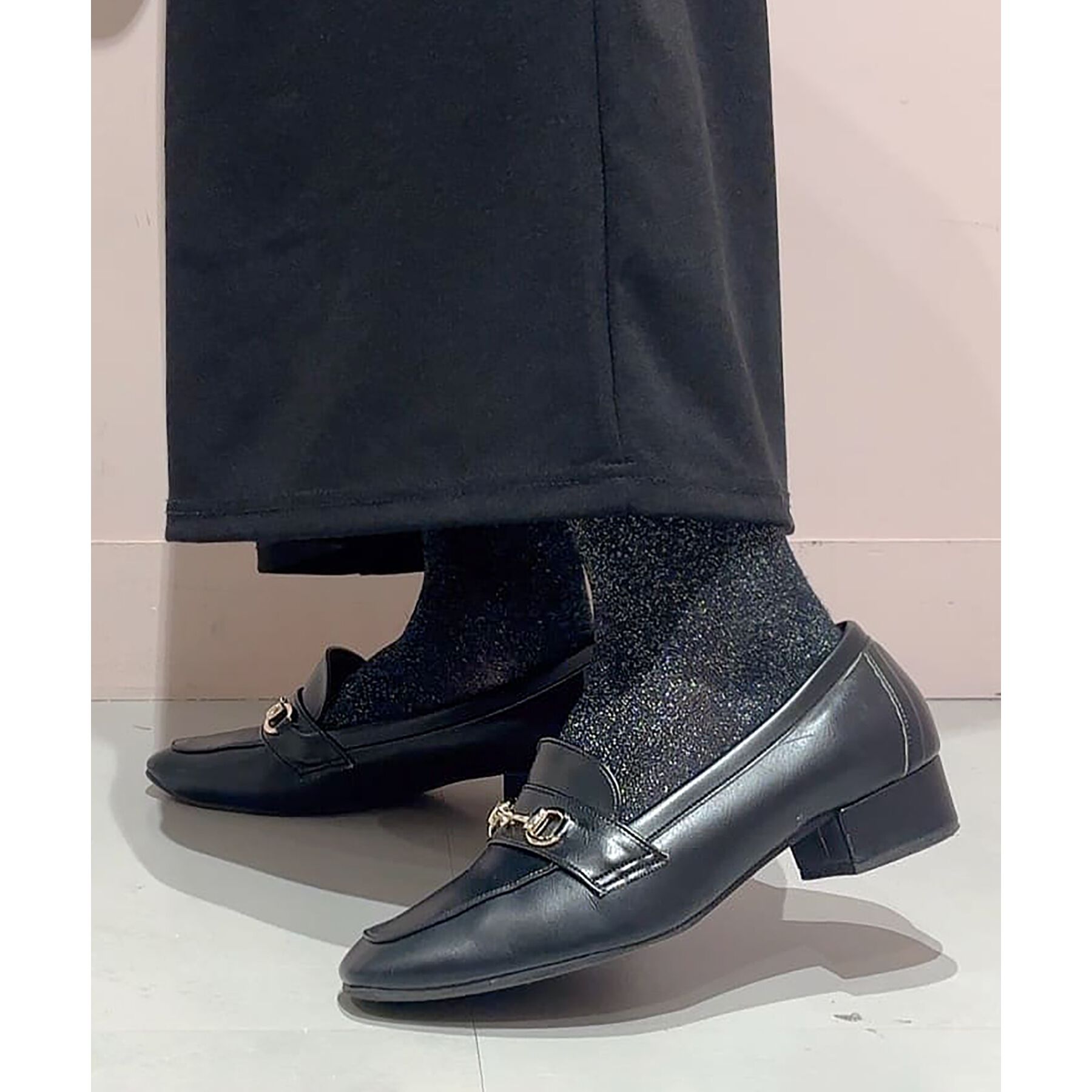 ESPERANZA「スクエアトゥローファー レイン対応」|パンプス|