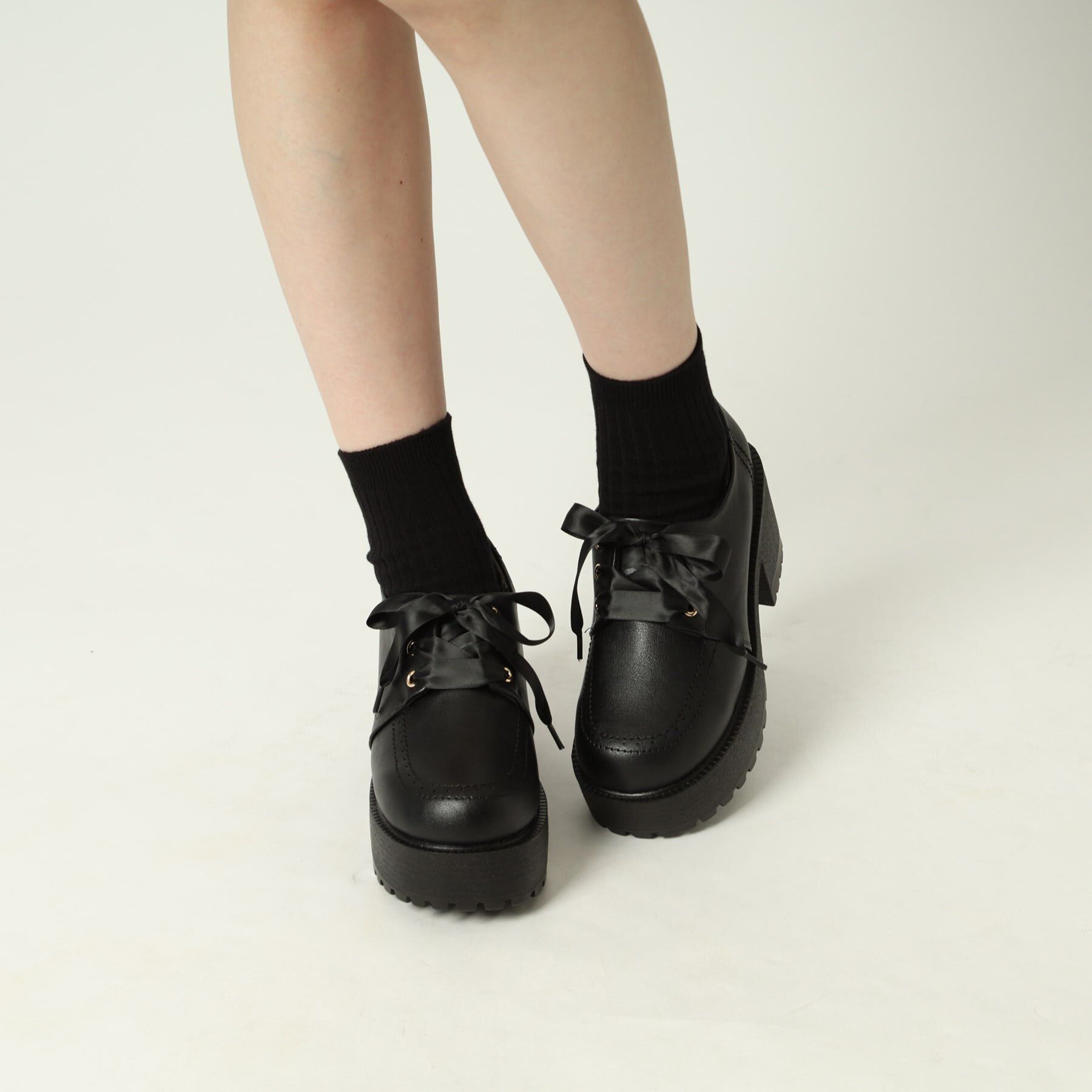 csT&P「厚底レースアップシューズ」|パンプス|