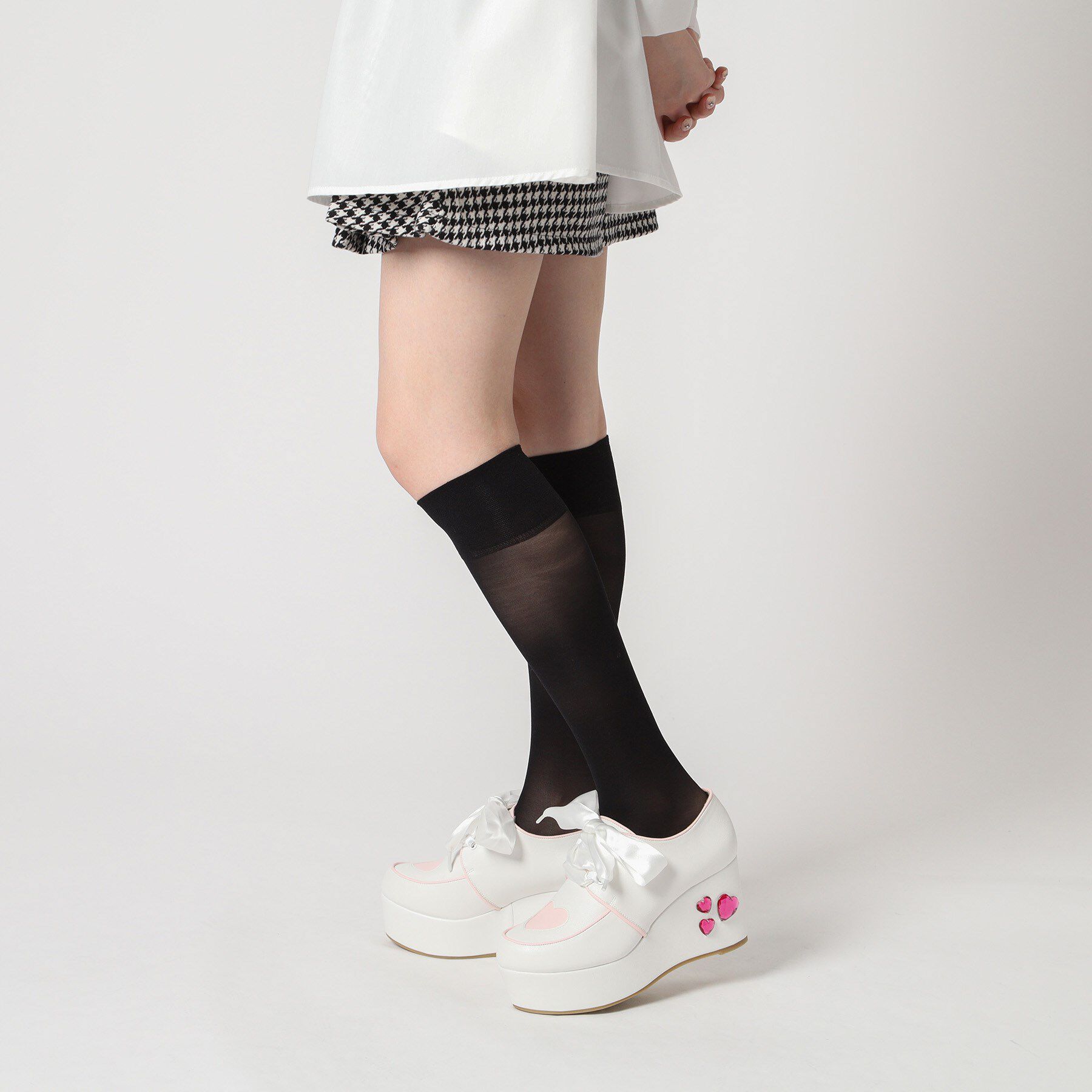 csT&P「厚底キラキラハート付きパンプス」|パンプス|